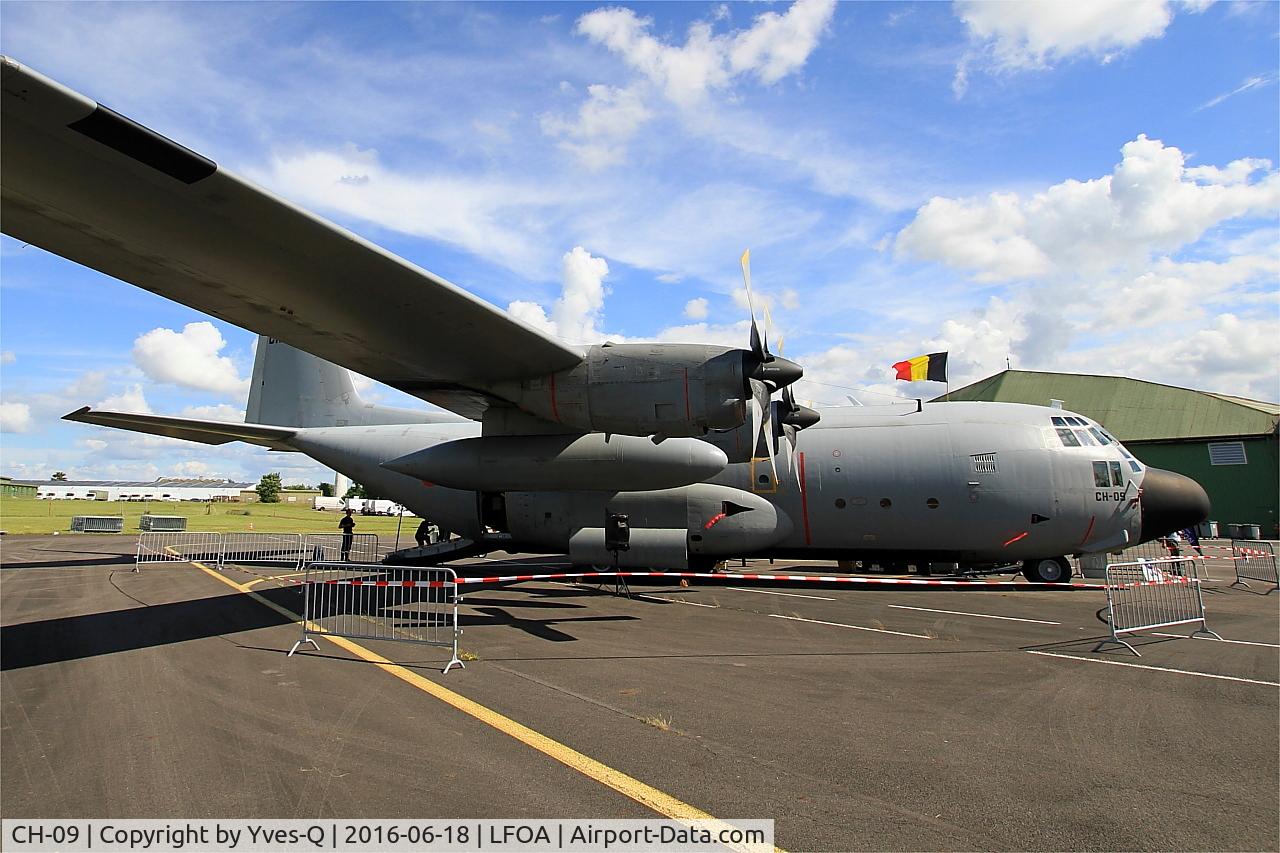 CH-09, 1973 Lockheed C-130H Hercules C/N 382-4479, Lockheed C-130H Hercules, Static display, Avord Air Base 702 (LFOA) Open day 2016