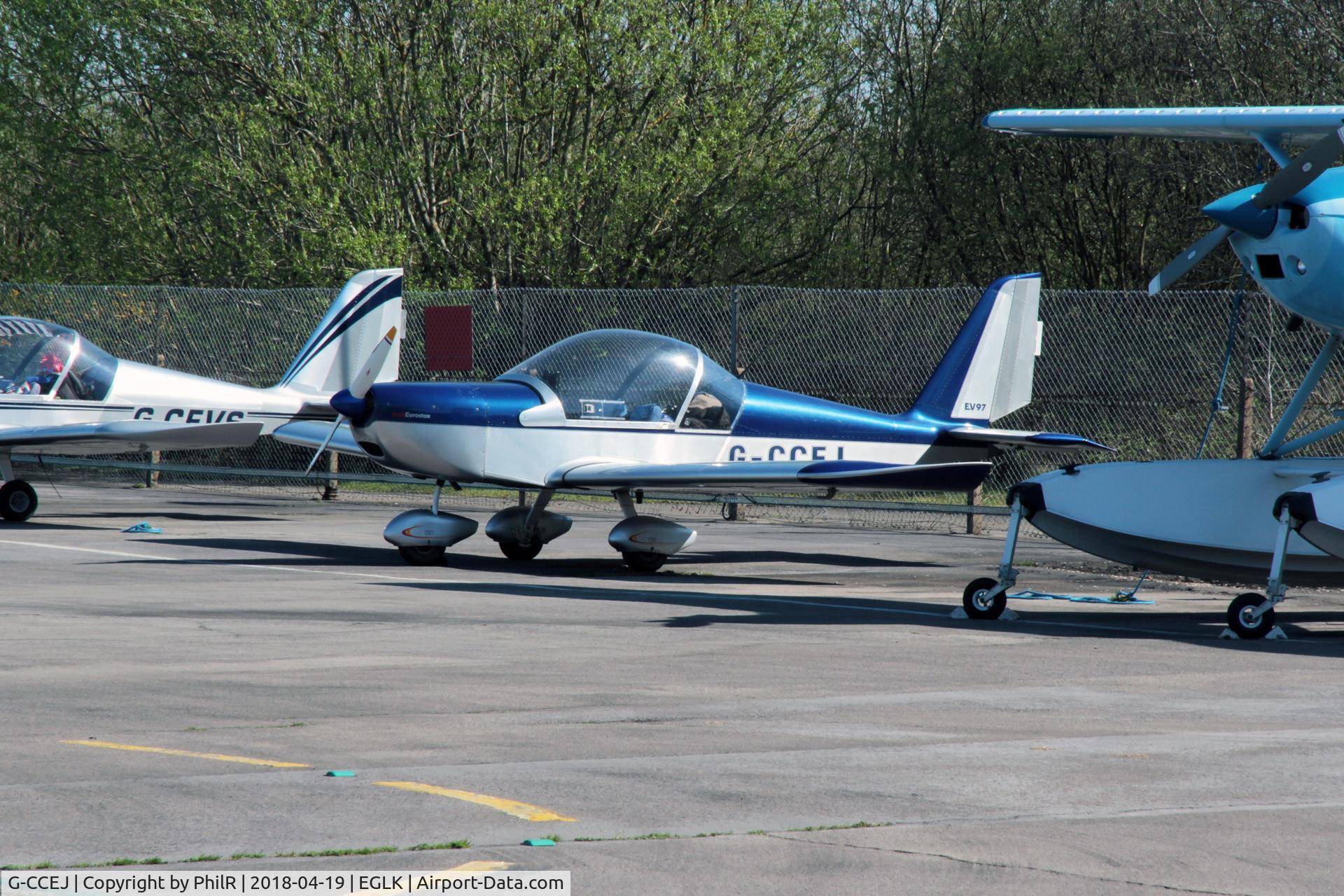 G-CCEJ, 2003 Aerotechnik EV-97 Eurostar C/N PFA 315-14011, G-CCEJ 2003 Aerotechnik EV-97 Eurostar Blackbushe