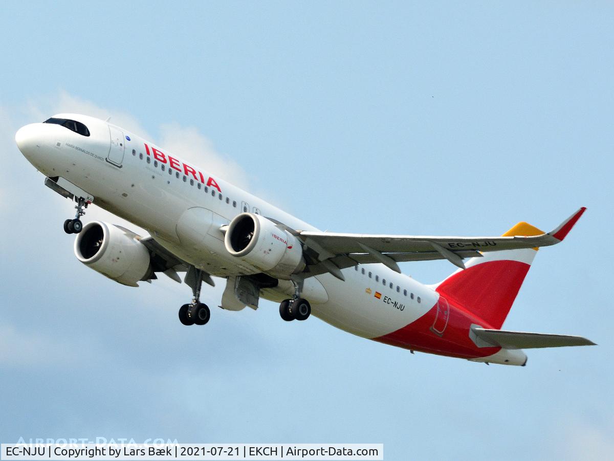 EC-NJU, 2020 Airbus A320-251N C/N 10065, RWY22R