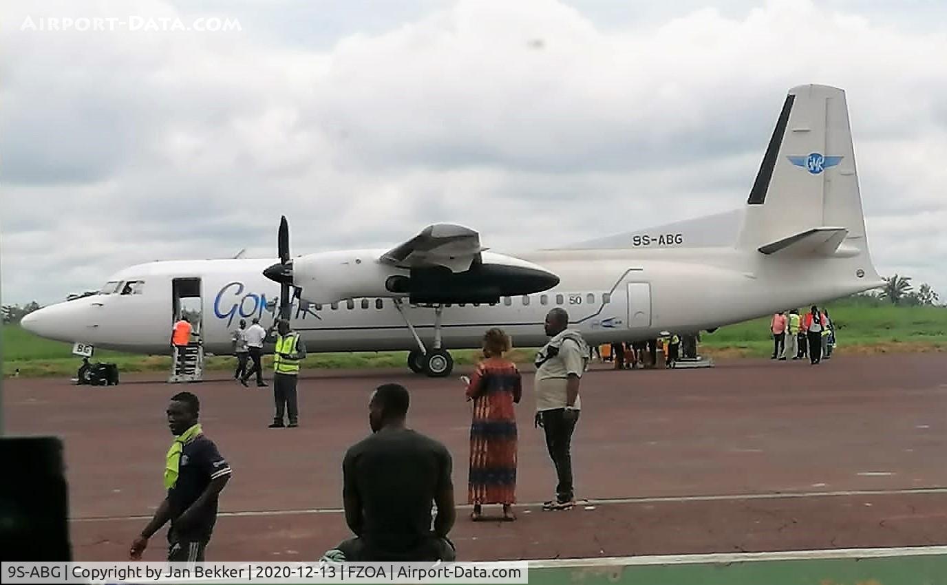 9S-ABG, 1990 Fokker 50 C/N 20181, Kindu Airport