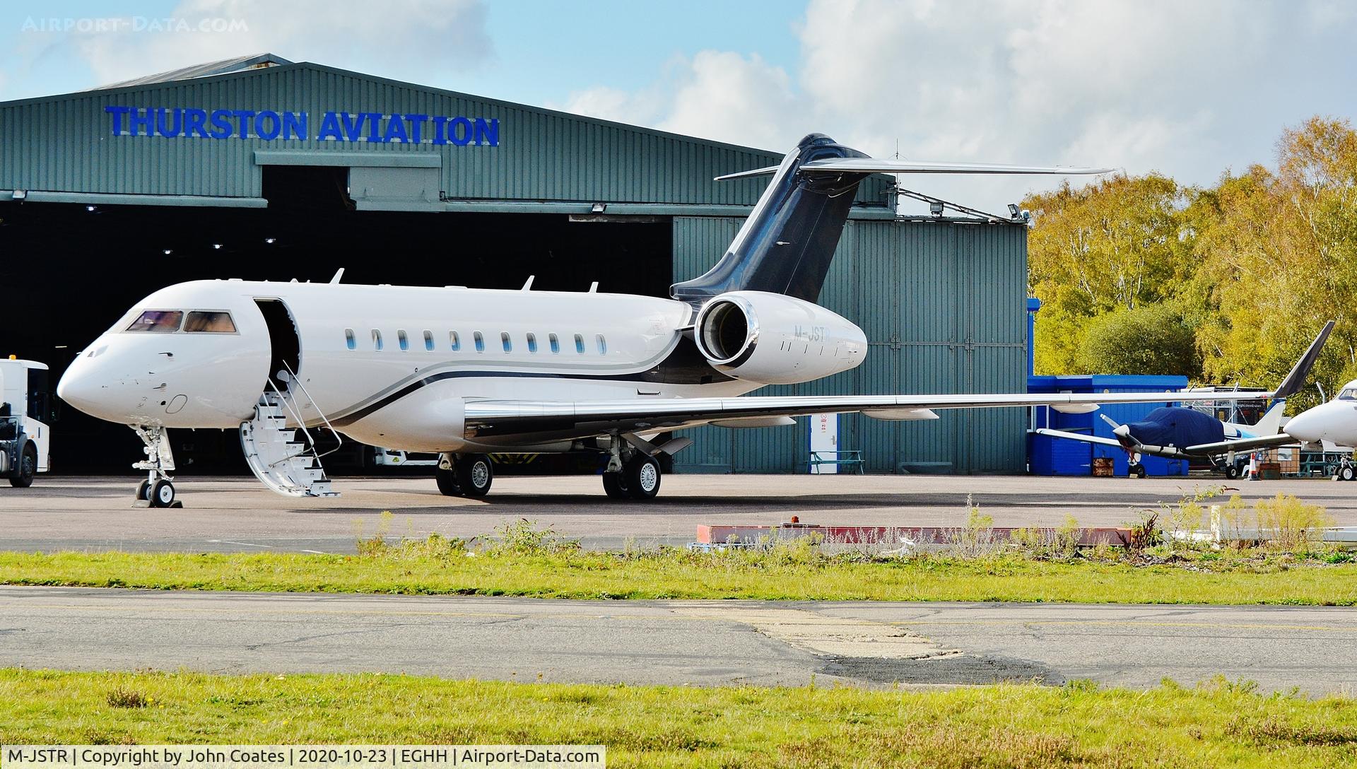 M-JSTR, 2011 Bombardier BD-700-1A11 Global 5000 C/N 9468, At Thurston Avn.