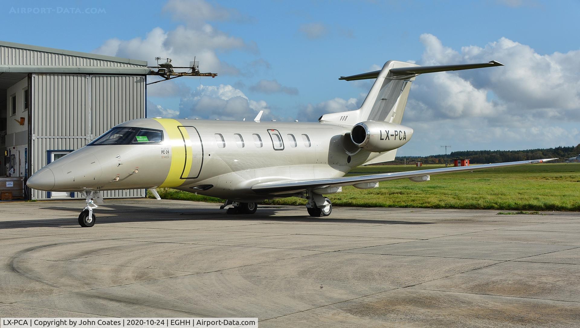 LX-PCA, 2018 Pilatus PC-24 C/N 111, At BAS