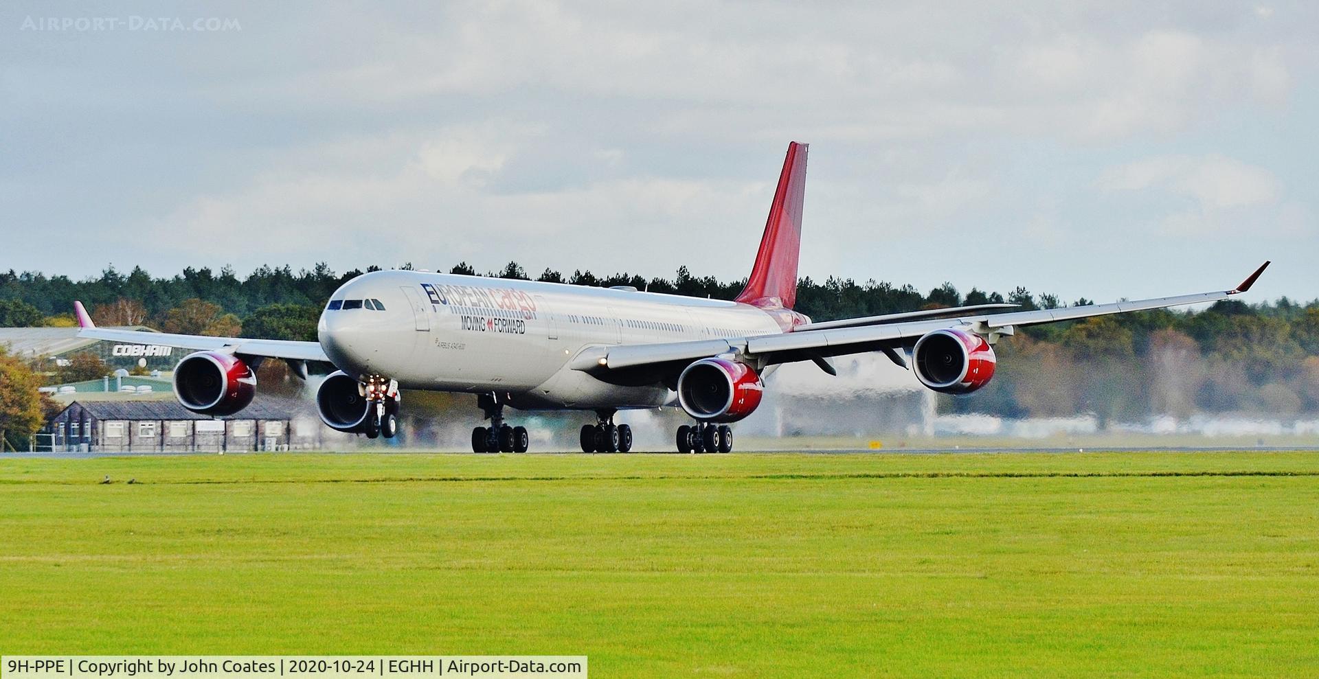 9H-PPE, 2006 Airbus A340-642 C/N 787, Rotates off 26