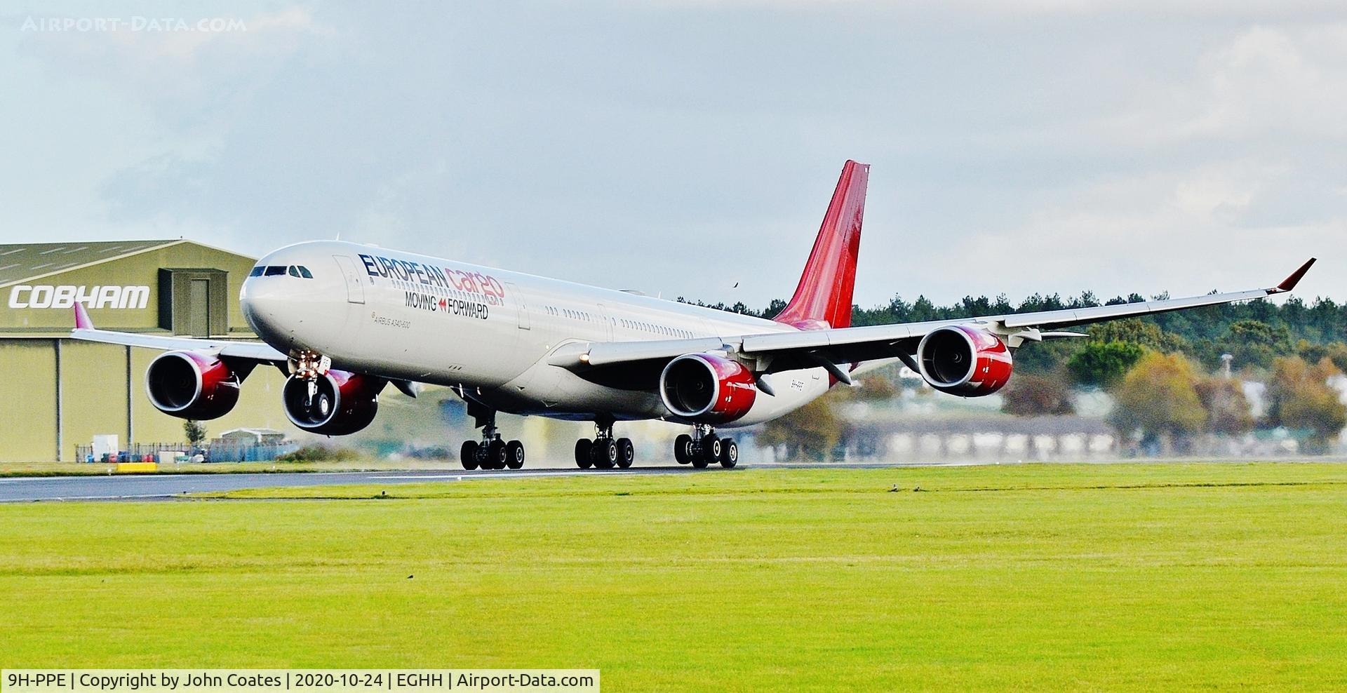 9H-PPE, 2006 Airbus A340-642 C/N 787, Departing off 26