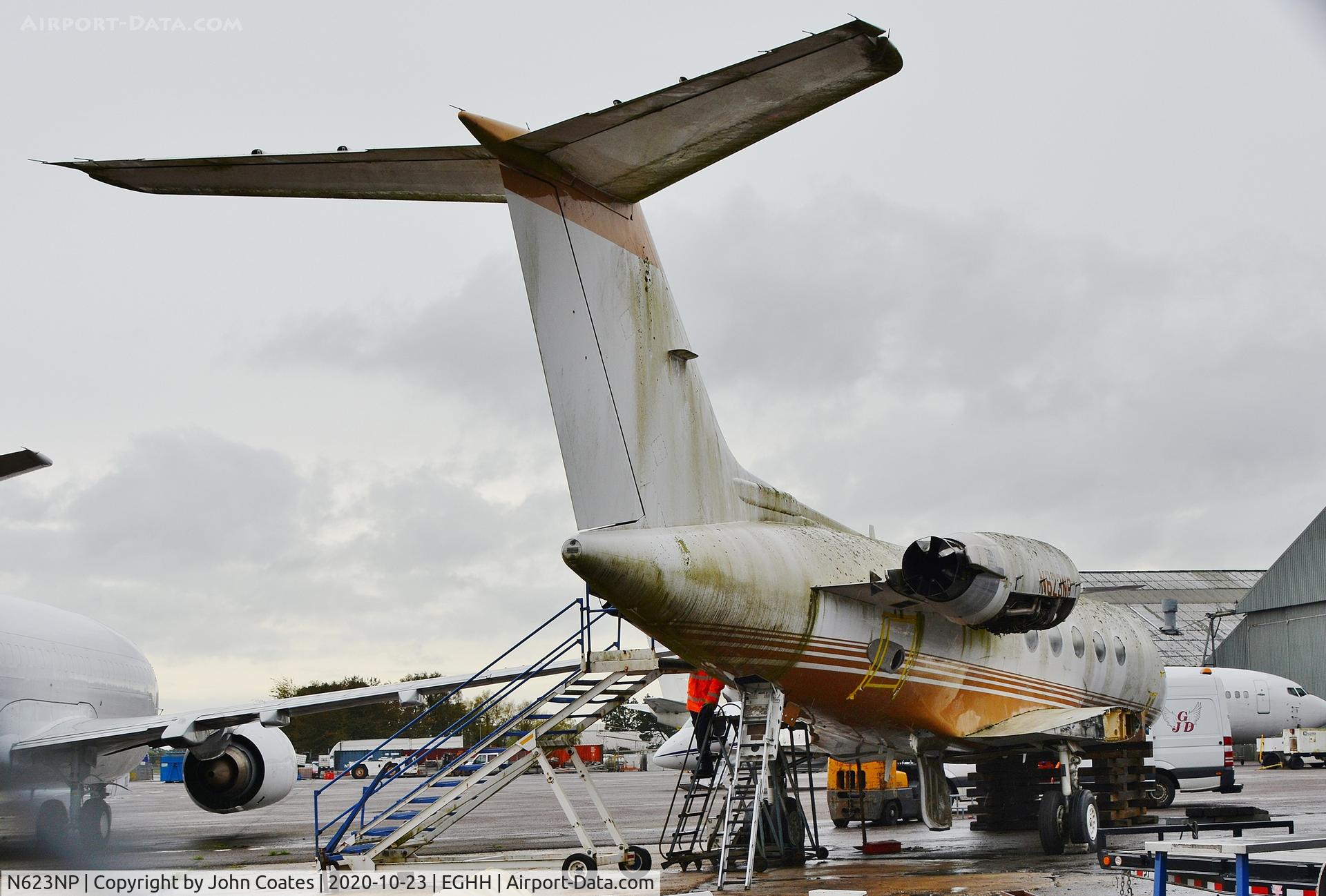 N623NP, 1982 Gulfstream American G-1159A Gulfstream III C/N 357, Being scrapped at European Avn.