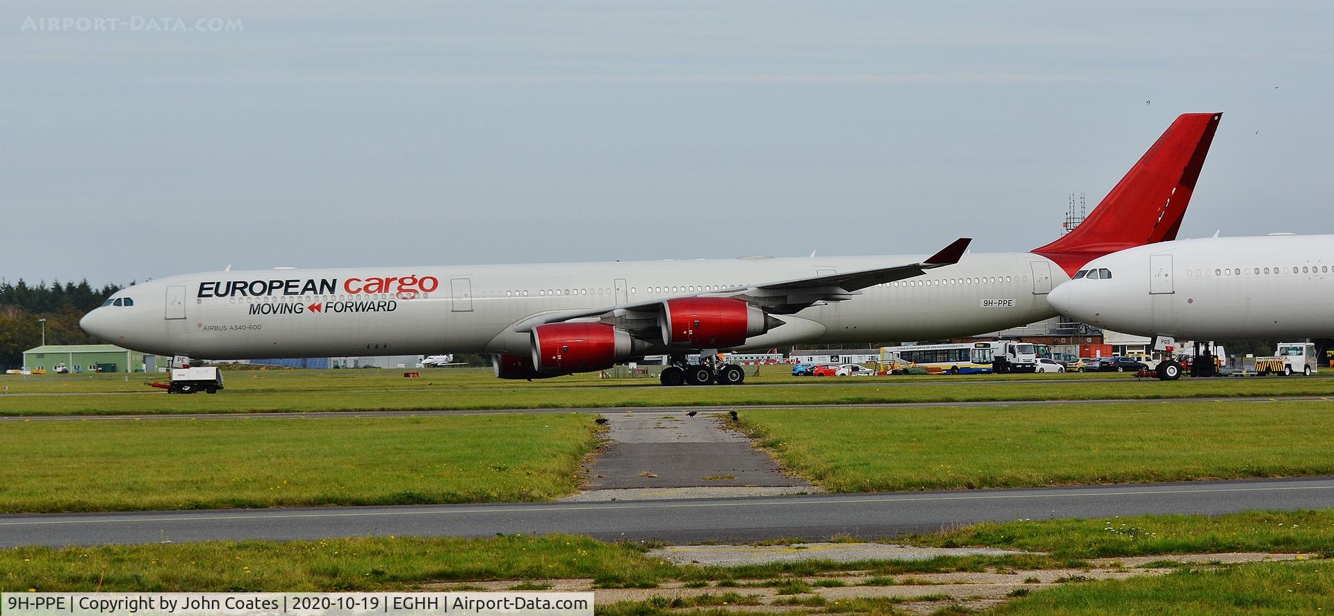 9H-PPE, 2006 Airbus A340-642 C/N 787, At Cargo parking