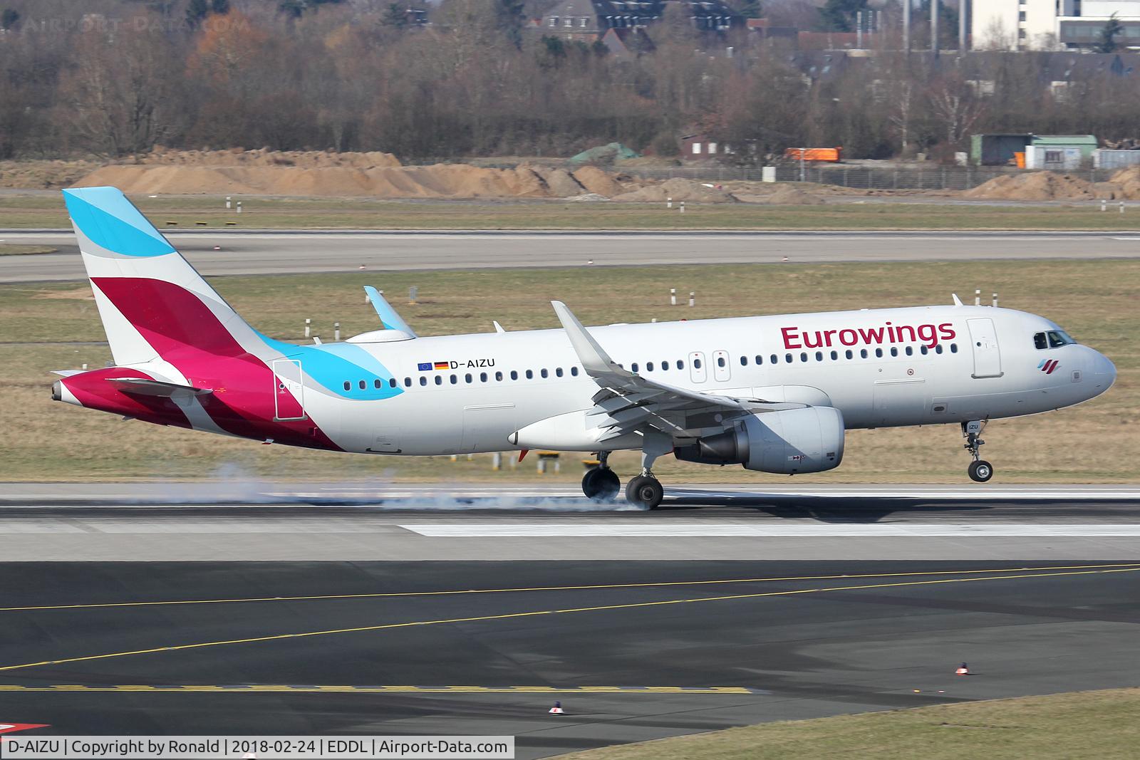 D-AIZU, 2013 Airbus A320-214 C/N 5635, at dus