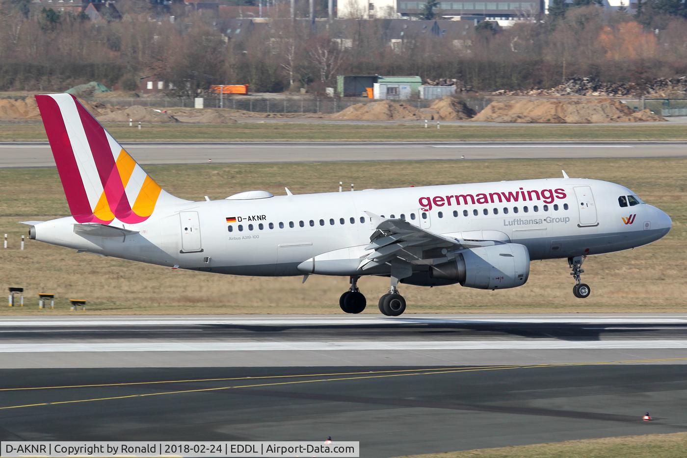 D-AKNR, 2000 Airbus A319-112 C/N 1209, at dus