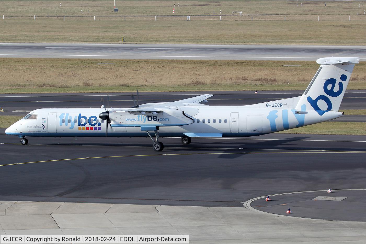 G-JECR, 2006 De Havilland Canada DHC-8-402Q Dash 8 C/N 4139, at dus