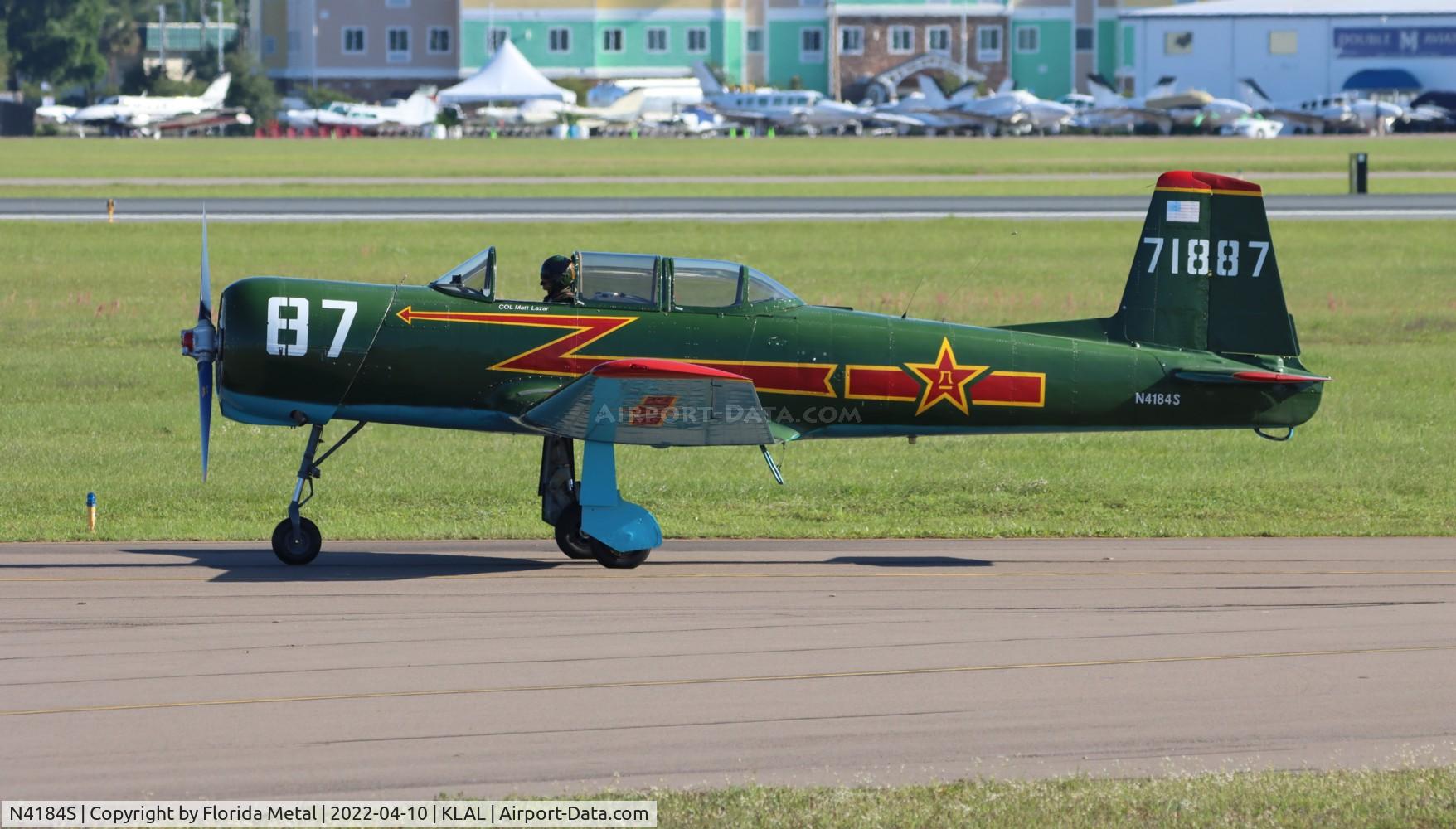N4184S, 1968 Nanchang CJ-6A C/N 2532044, Sun N fun 2022