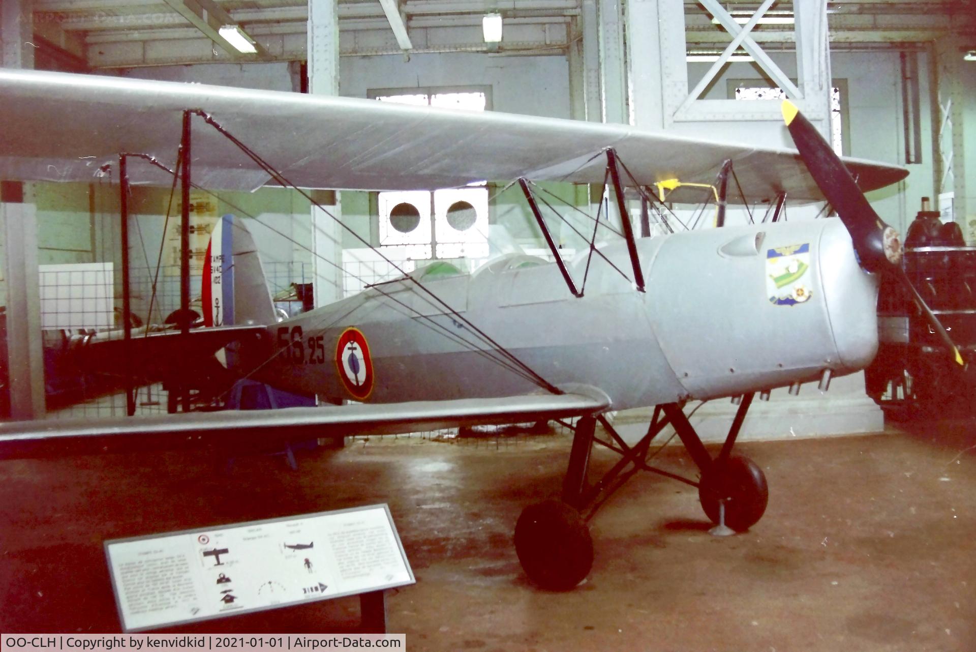 OO-CLH, Stampe-Vertongen SV-4C C/N 28, At the Brussels Aviation Museum in 2000.