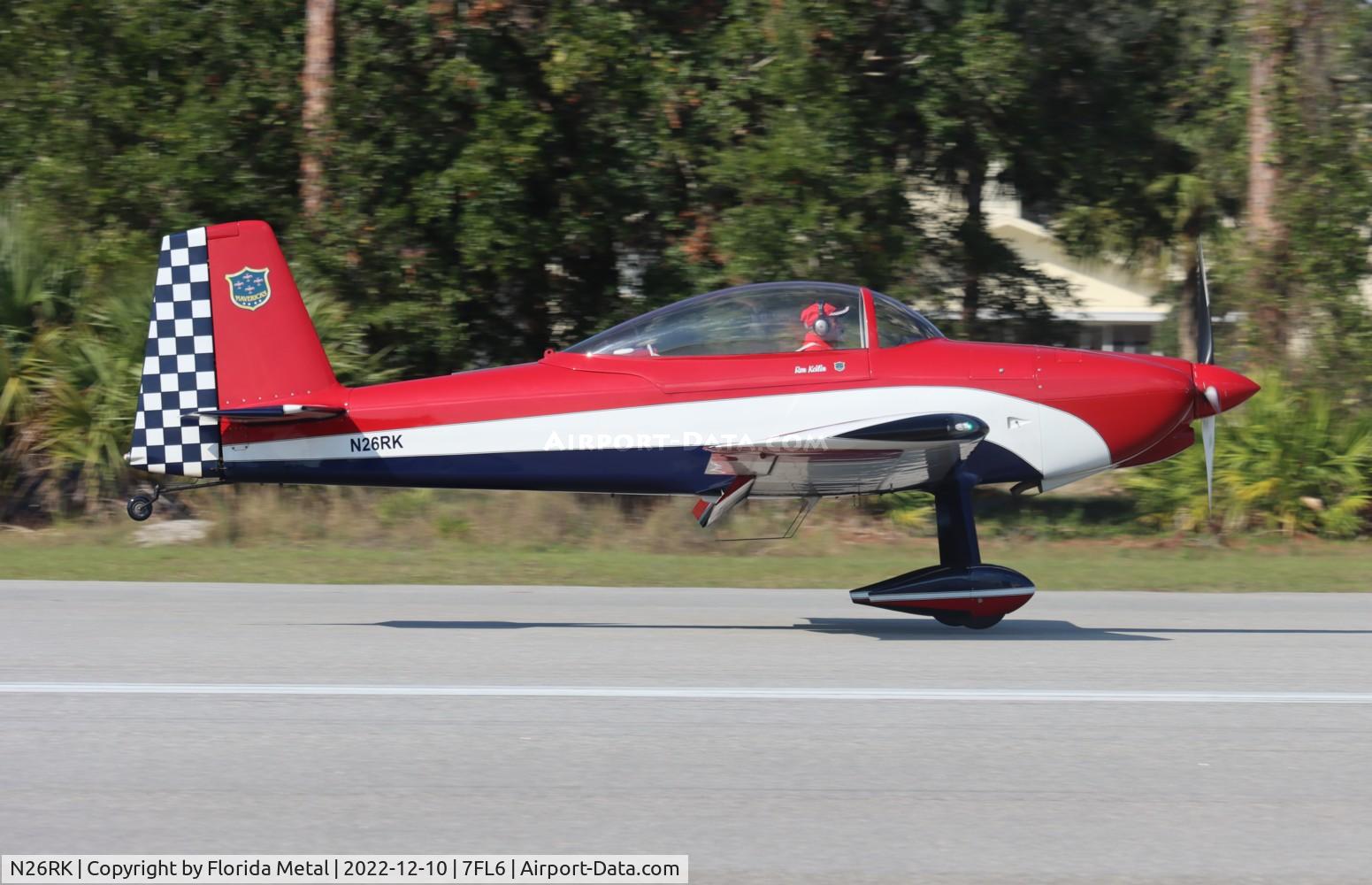 N26RK, 2007 Vans RV-8 C/N 82401, Spruce Creek 2022