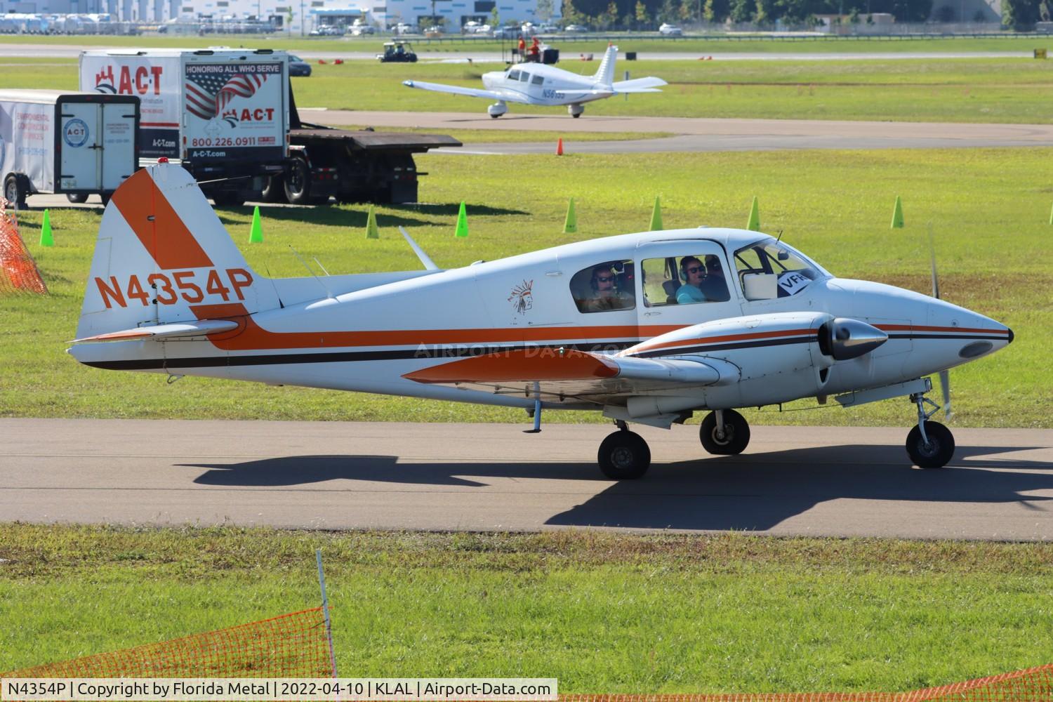 N4354P, 1960 Piper PA-23-160 Apache C/N 23-1854, Sun N Fun 2022