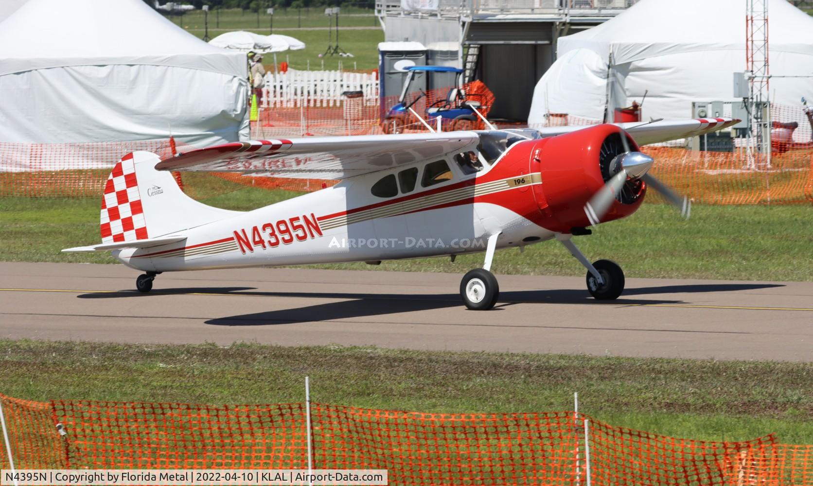 N4395N, 1947 Cessna 195 C/N 7010, Sun N Fun 2022