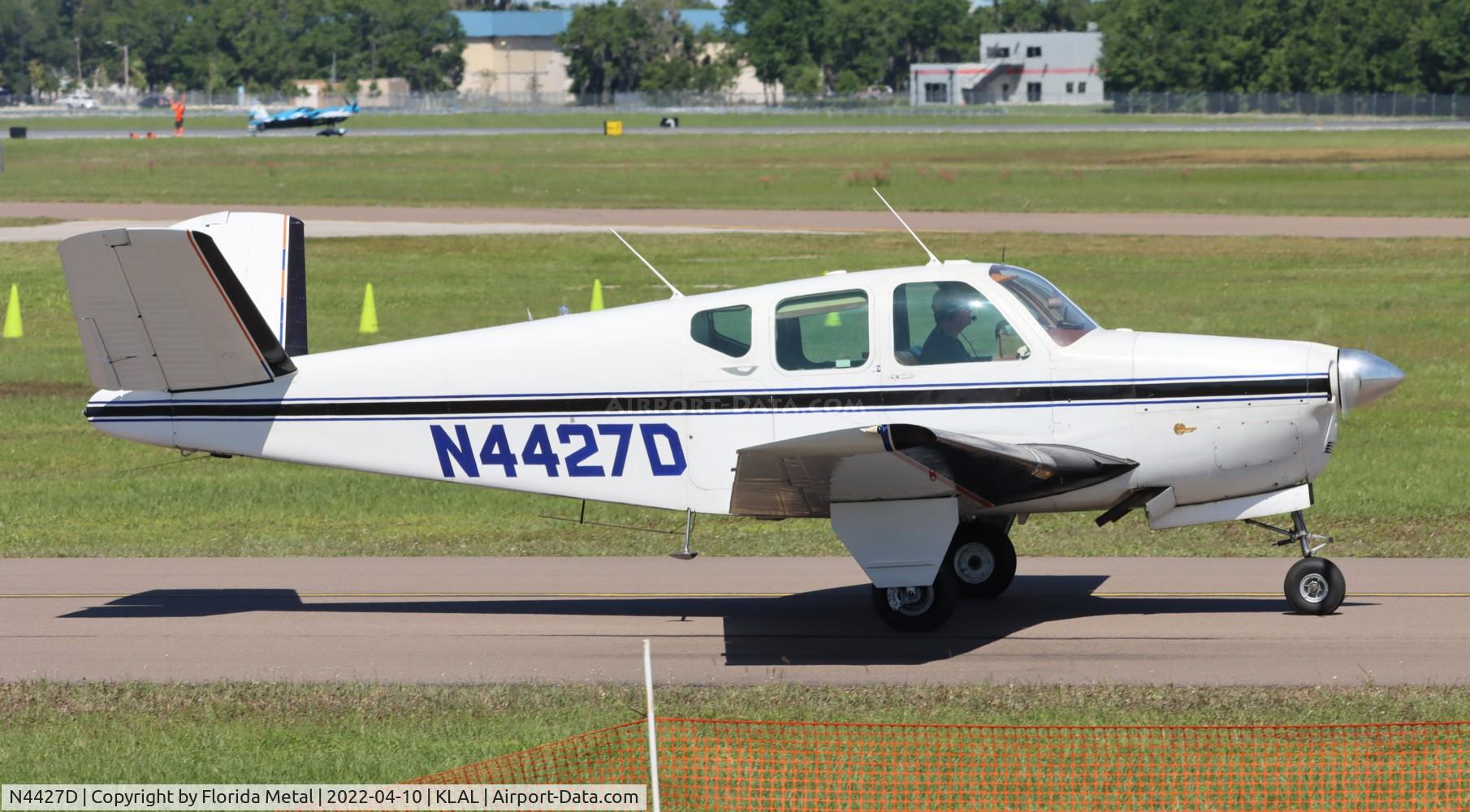 N4427D, 1956 Beech G35 Bonanza C/N D-4568, Sun N Fun 2022
