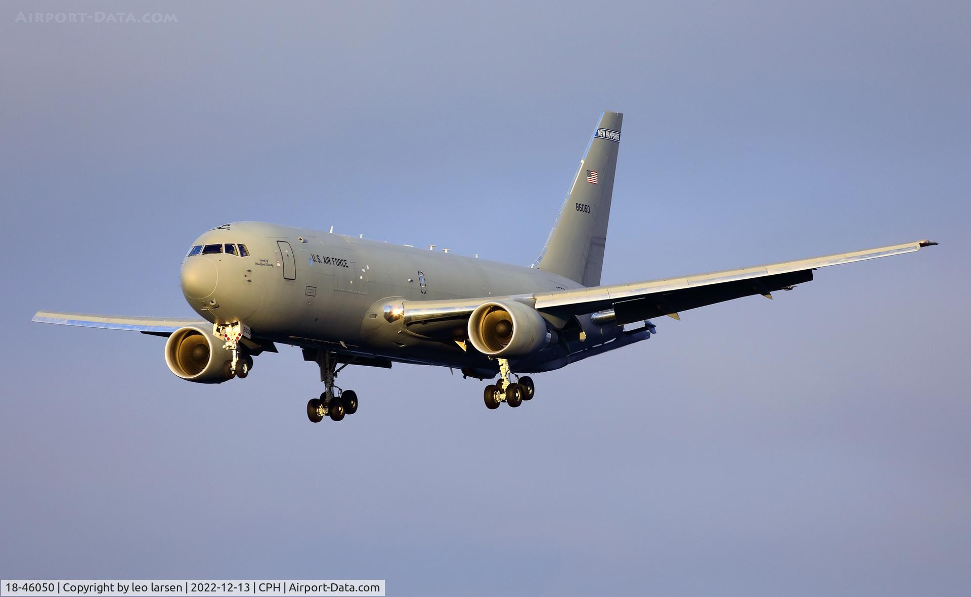 18-46050, 2018 Boeing KC-46A Pegasus (767-2LKC) C/N 34052, Copenhagen 13.12.2022