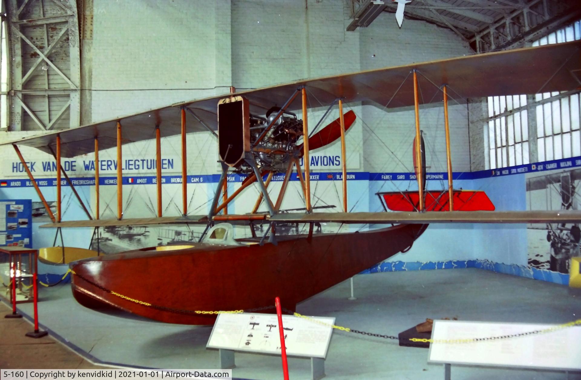 5-160, Schreck FBA Type H C/N Not found 5-160, At the Brussels Aviation Museum in 2000.