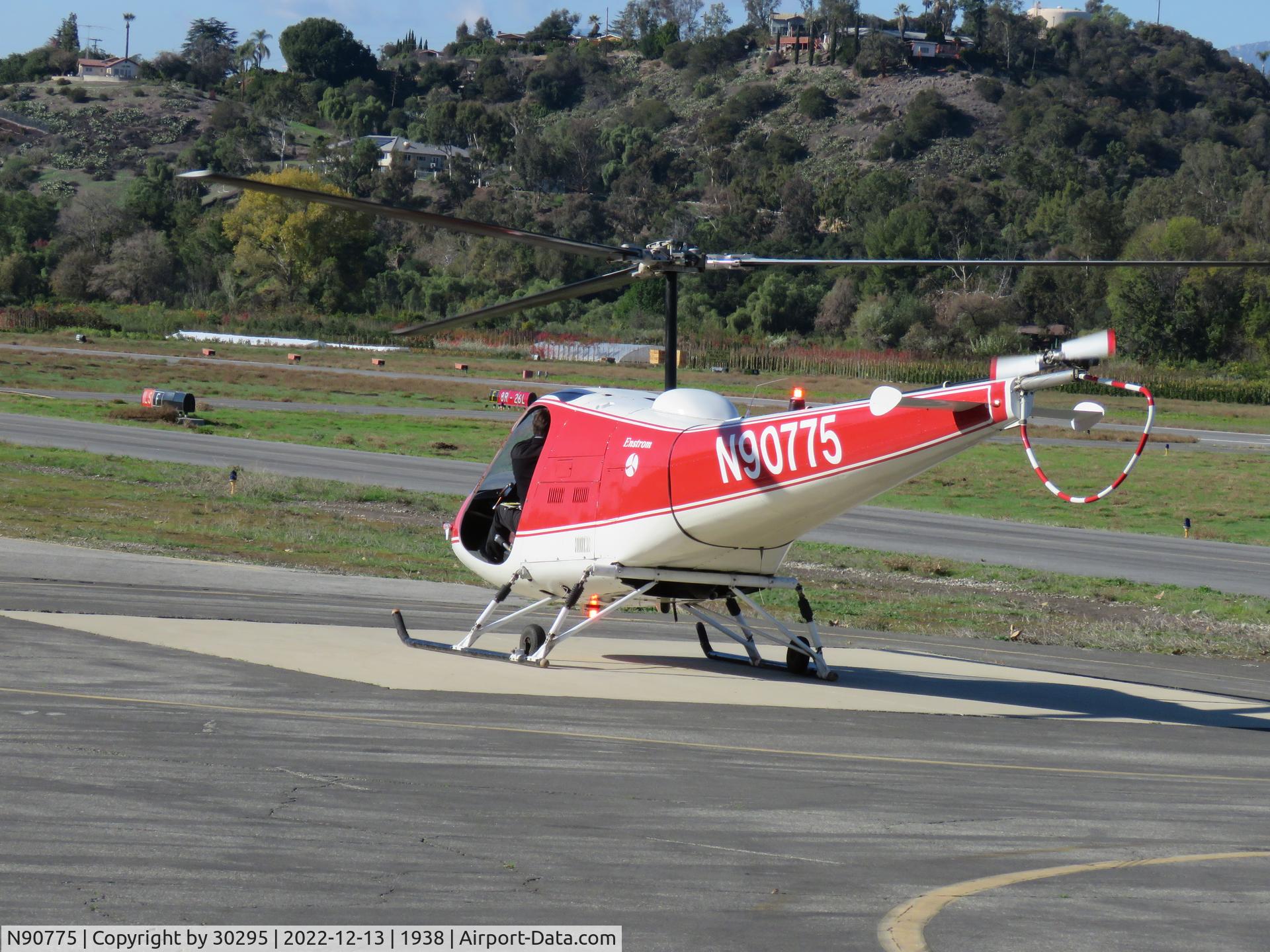 N90775, 1969 Enstrom F-28A C/N 039, Adding power