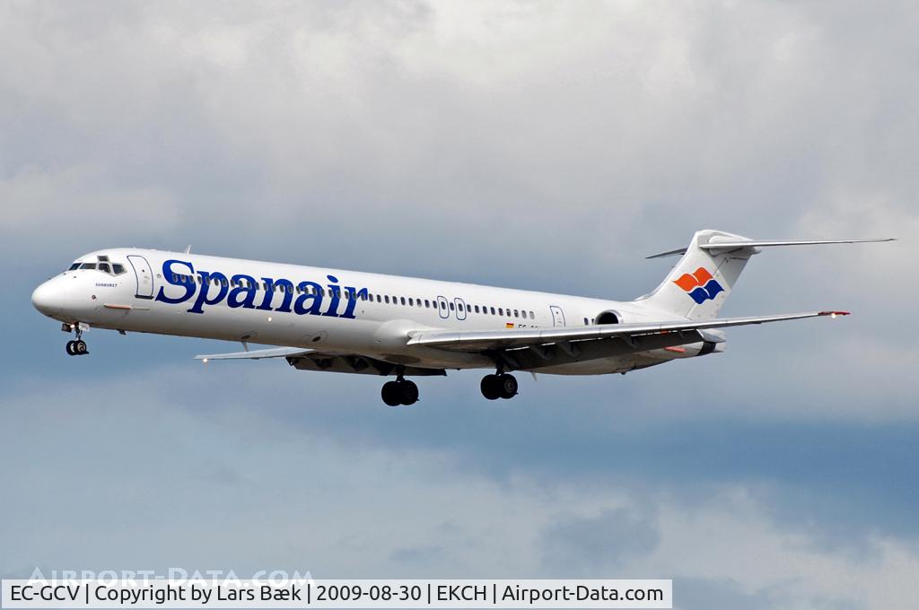 EC-GCV, 1992 McDonnell Douglas MD-82 (DC-9-82) C/N 53165, RWY22L