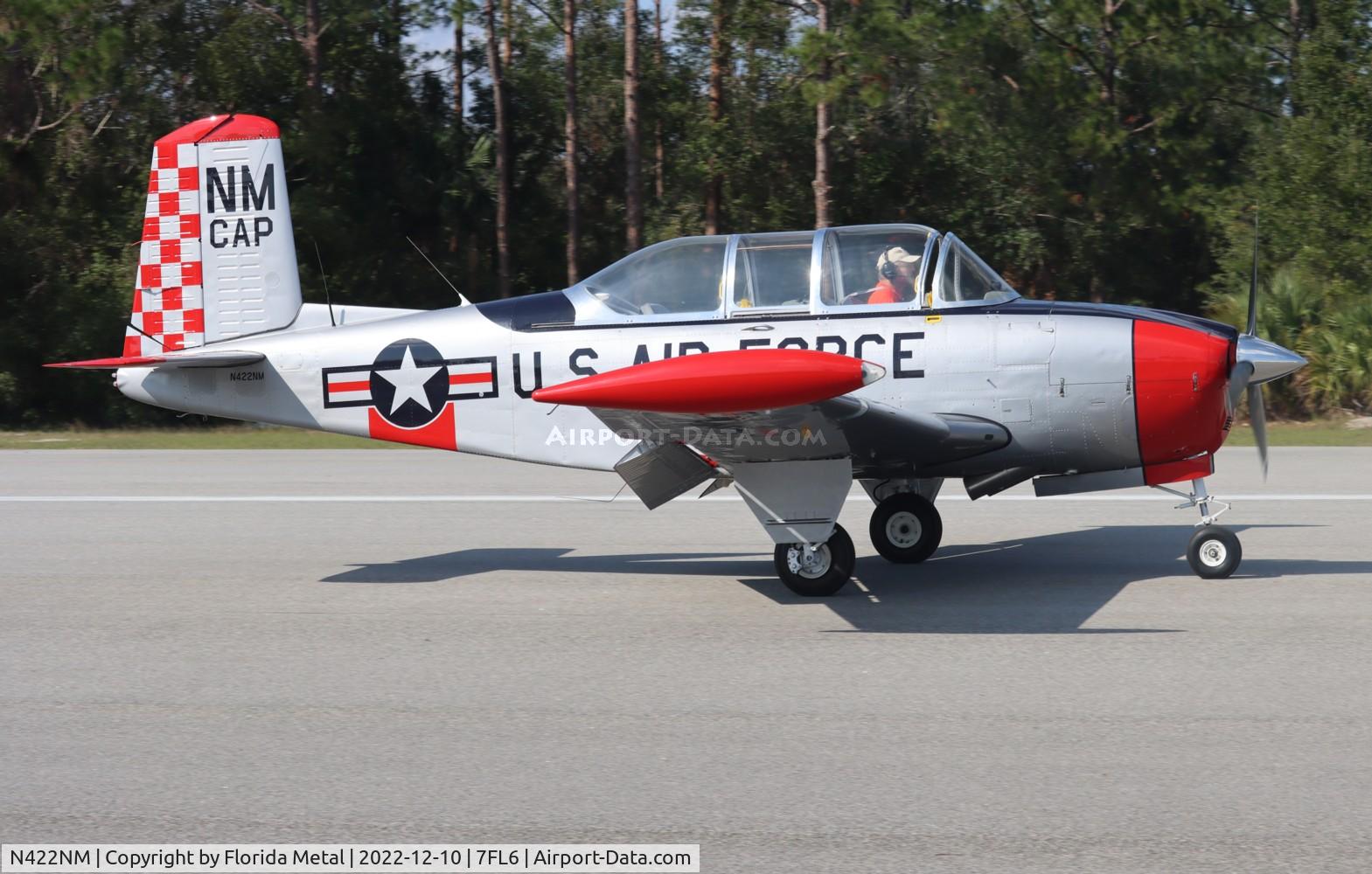 N422NM, 1952 Beech (CCF) T-34A (A45) Mentor C/N CCF34-38, Spruce Creek 2022