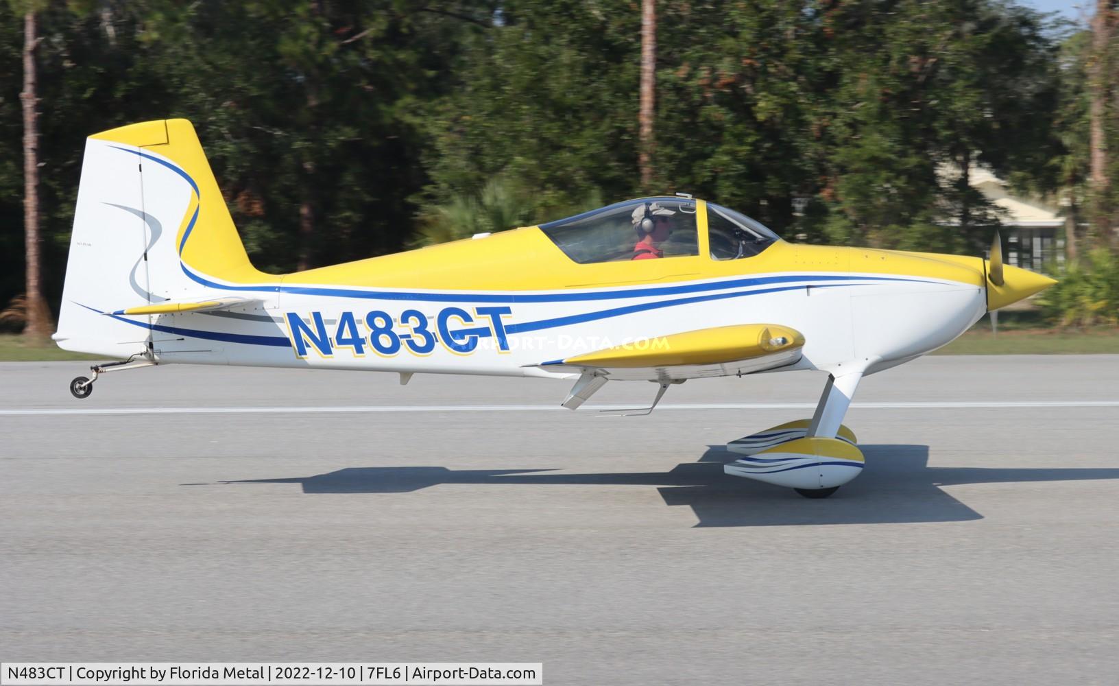 N483CT, 2008 Vans RV-7 C/N 71795, Spruce Creek 2022