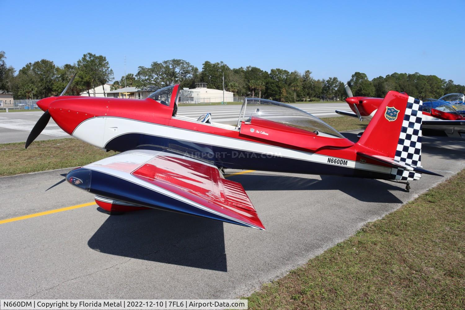 N660DM, 2007 Vans RV-8 C/N 82571, Spruce Creek 2022