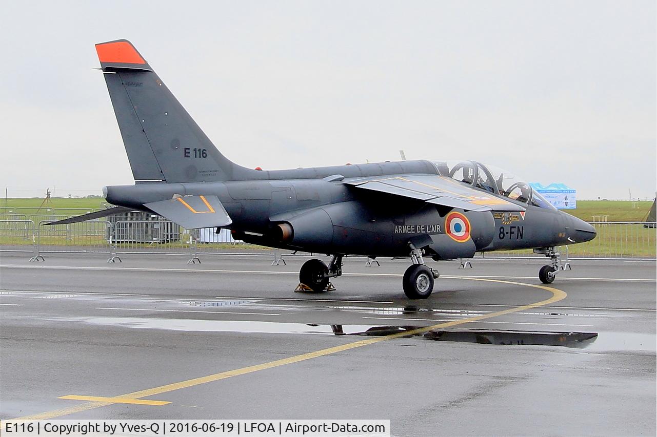 E116, Dassault-Dornier Alpha Jet E C/N E116, Dassault-Dornier Alpha Jet E, Static display, Avord Air Base 702 (LFOA) Open day 2016