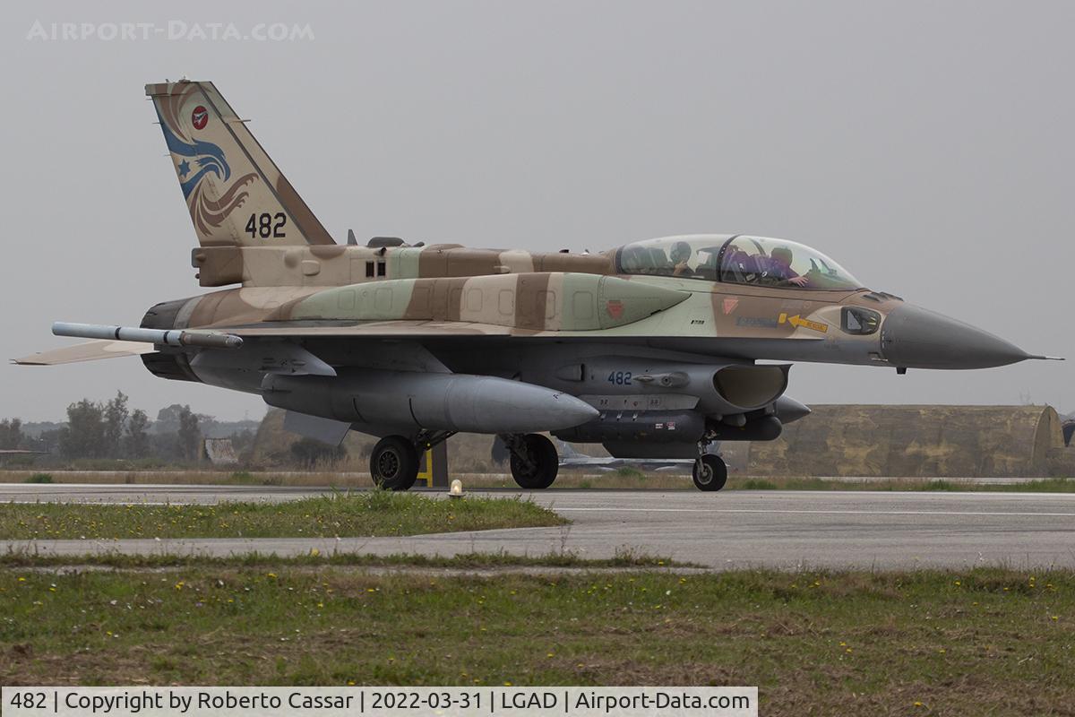 482, Lockheed Martin F-16D Block 52 C/N YD-42, Exercise Iniochos 2022