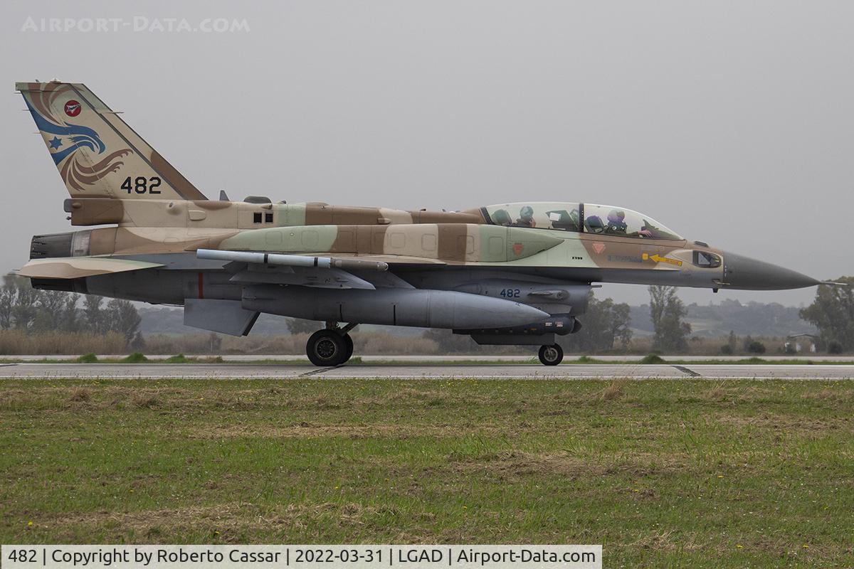 482, Lockheed Martin F-16D Block 52 C/N YD-42, Exercise Iniochos 2022