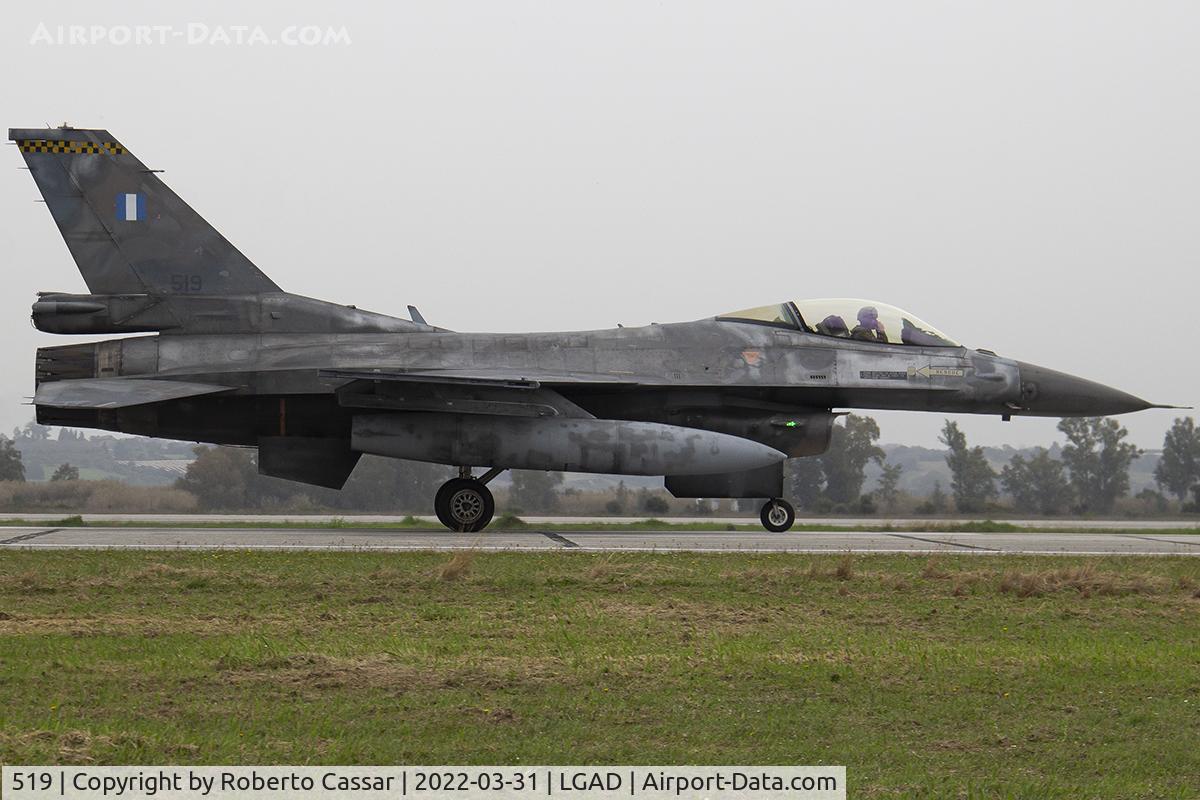 519, Lockheed Martin F-16C Block 52 C/N XK-20, Exercise Iniochos 2022