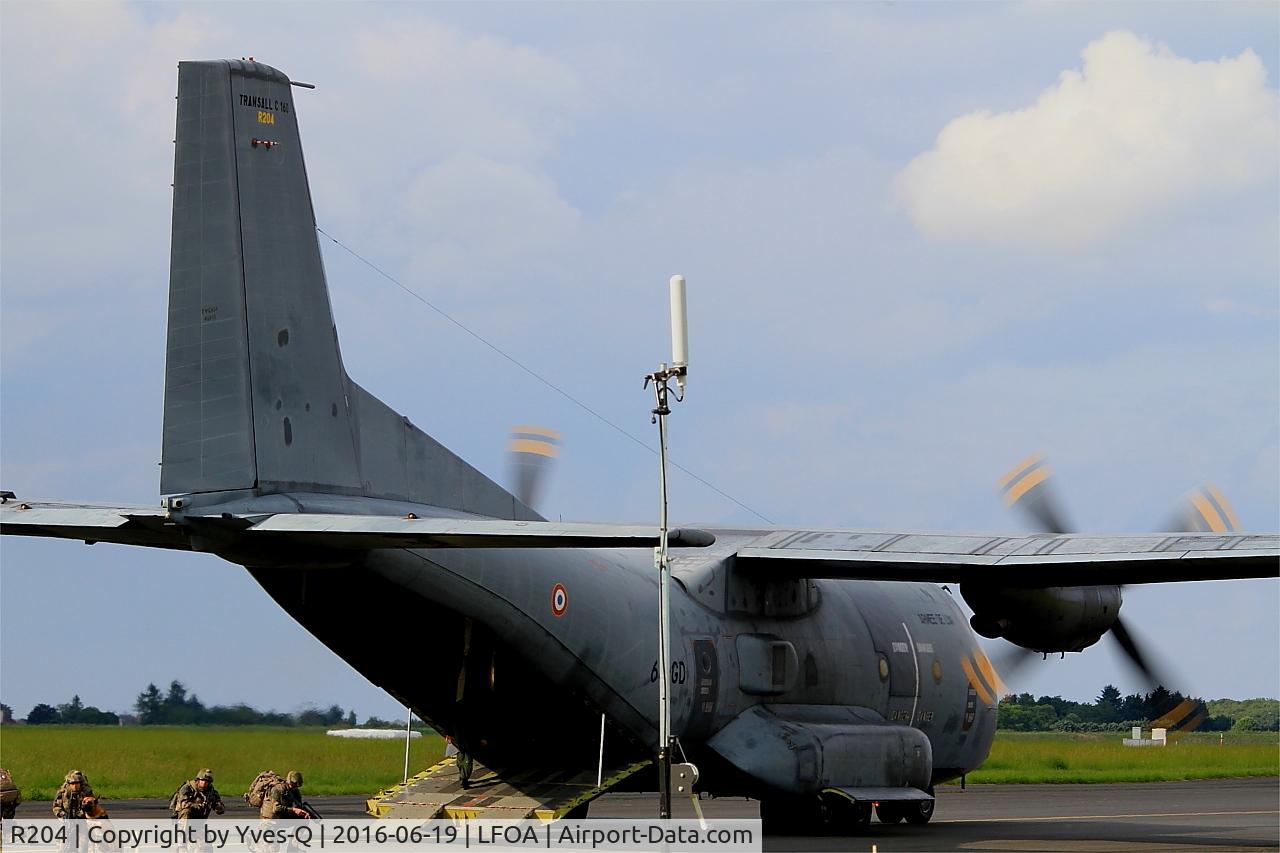 R204, Transall C-160R C/N 204, Transall C-160R, On display, Avord Air Base 702 (LFOA) Open day 2016