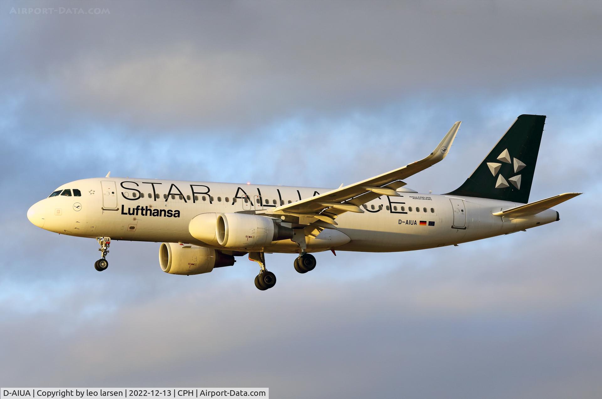 D-AIUA, 2013 Airbus A320-214 C/N 5935, Copenhagen 13.12.2022