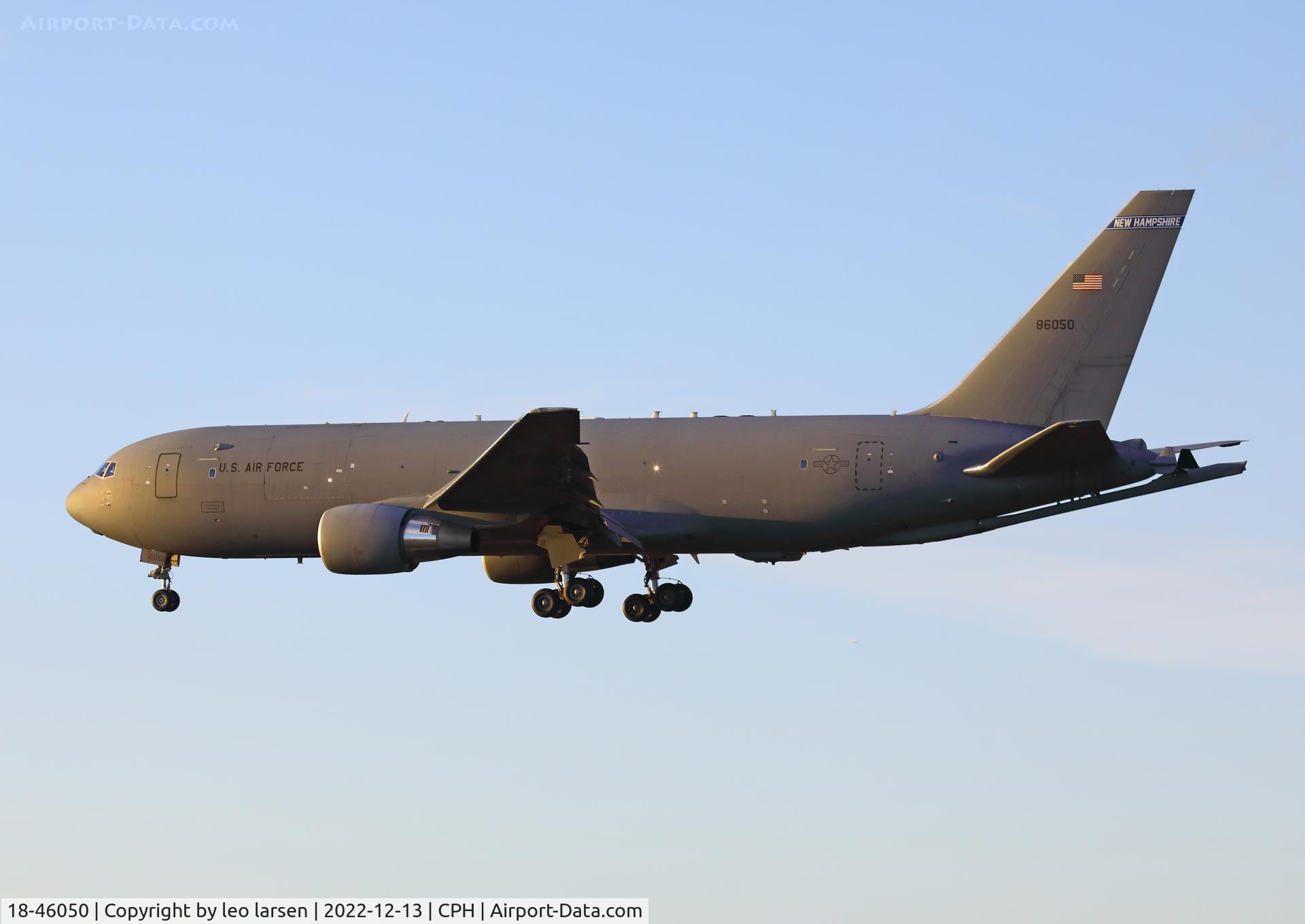 18-46050, 2018 Boeing KC-46A Pegasus (767-2LKC) C/N 34052, Copenhagen 13.12.2022