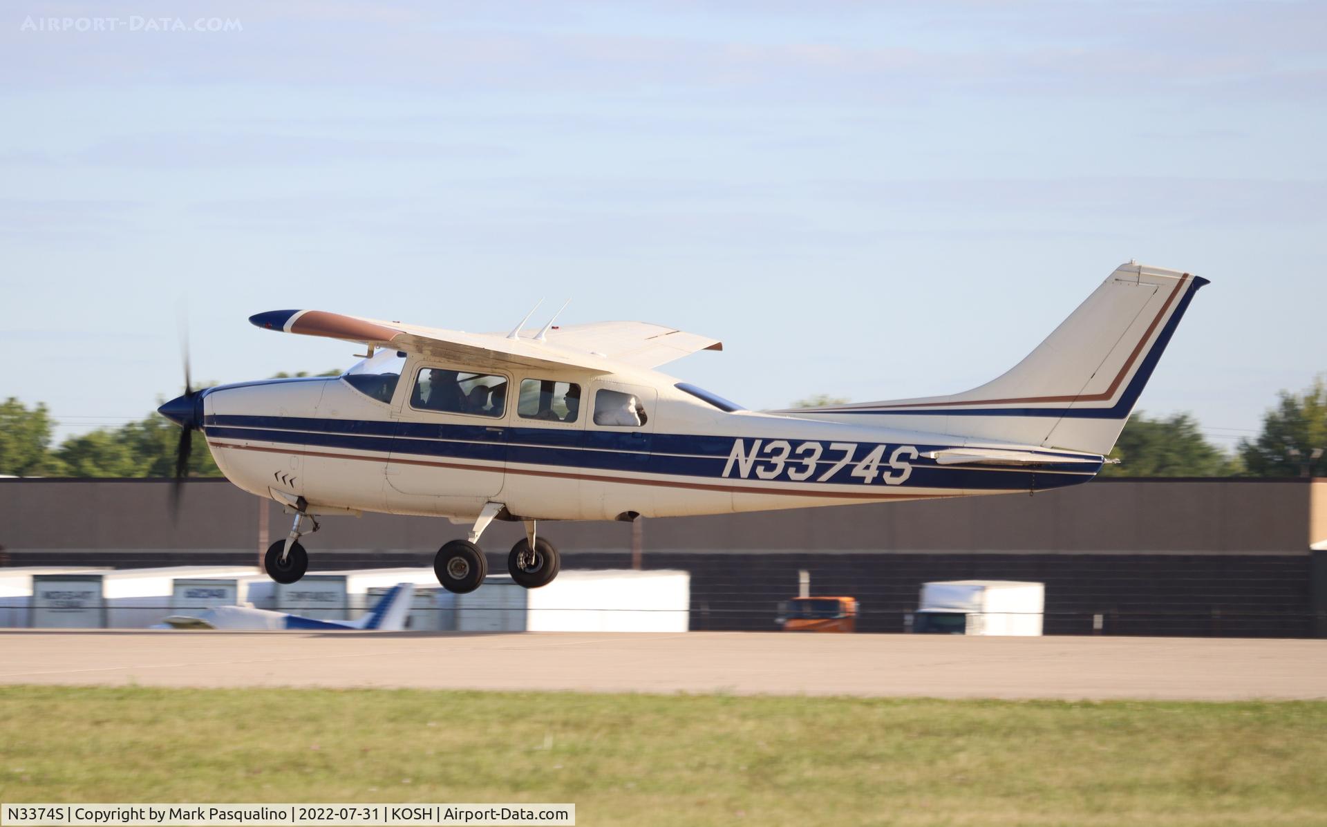 N3374S, 1969 Cessna 210J Centurion C/N 21059174, Cessna 210J