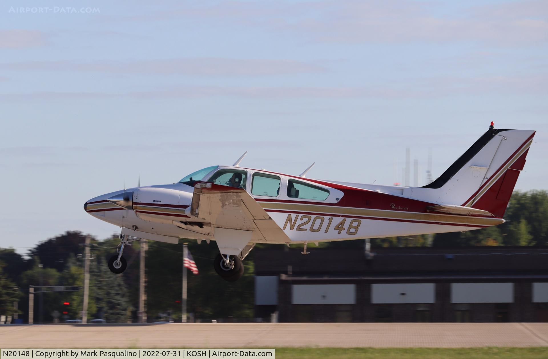 N20148, 1978 Beech 95-B55 (T42A) Baron C/N TC-2159, Beech B55