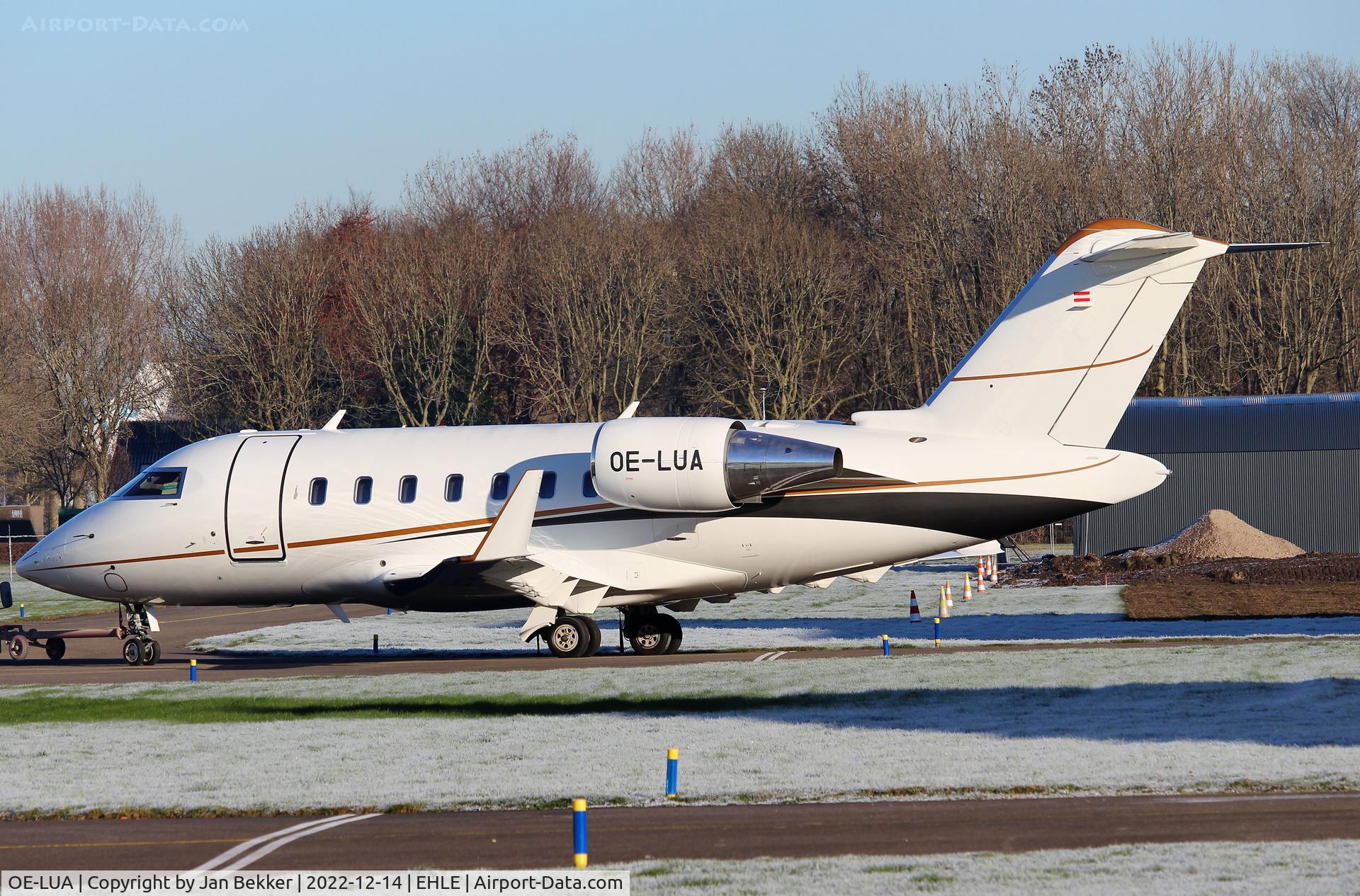 OE-LUA, 2019 Bombardier Challenger 650 C/N 6139, Lelystad Airport. Was here for a new livey by Satys Aircraft painting and sealing