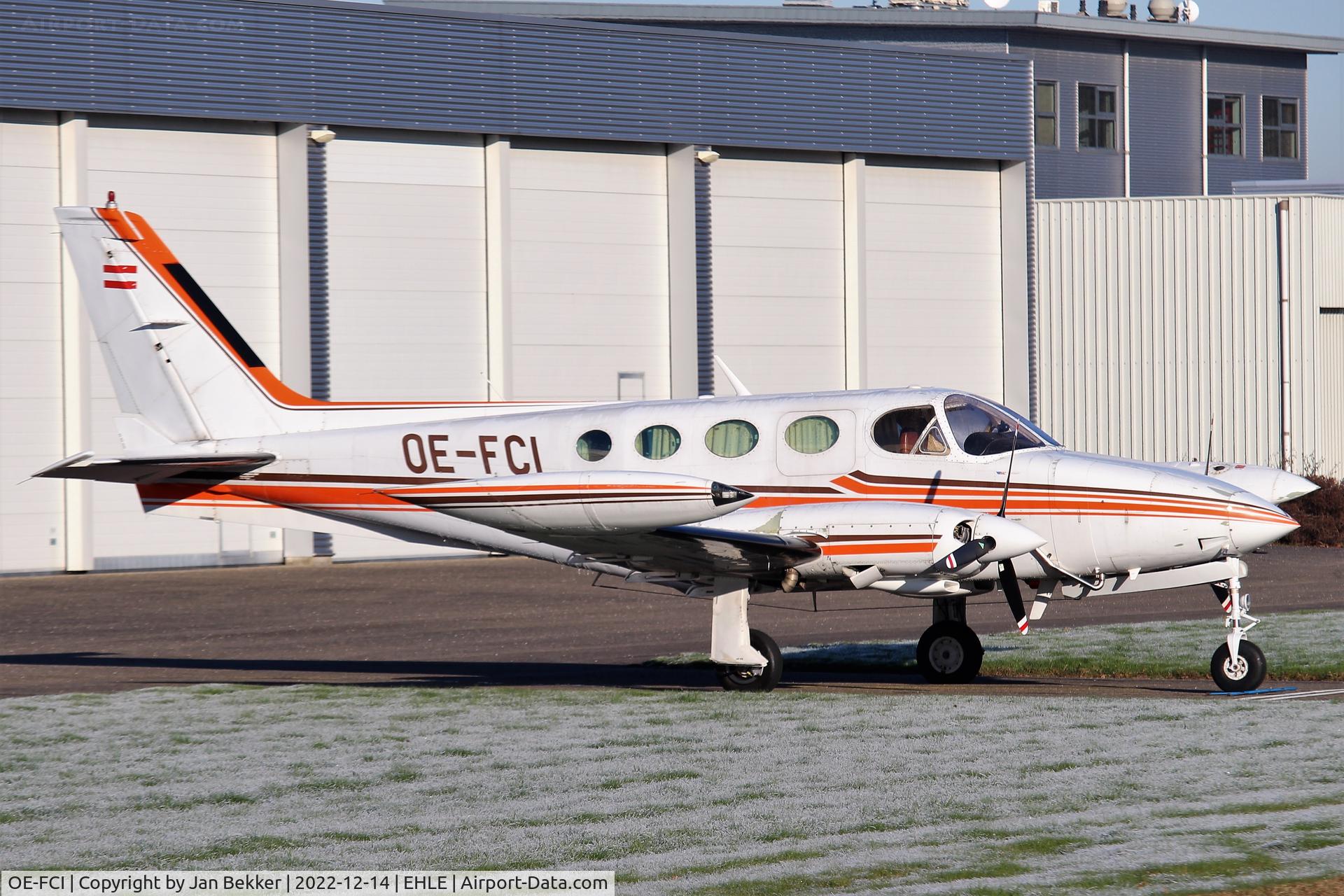 OE-FCI, Cessna 340A C/N 340A0690, Lelystad Airport. Customer of Satys Aircraft painting and sealing company for a new of refreshed livery