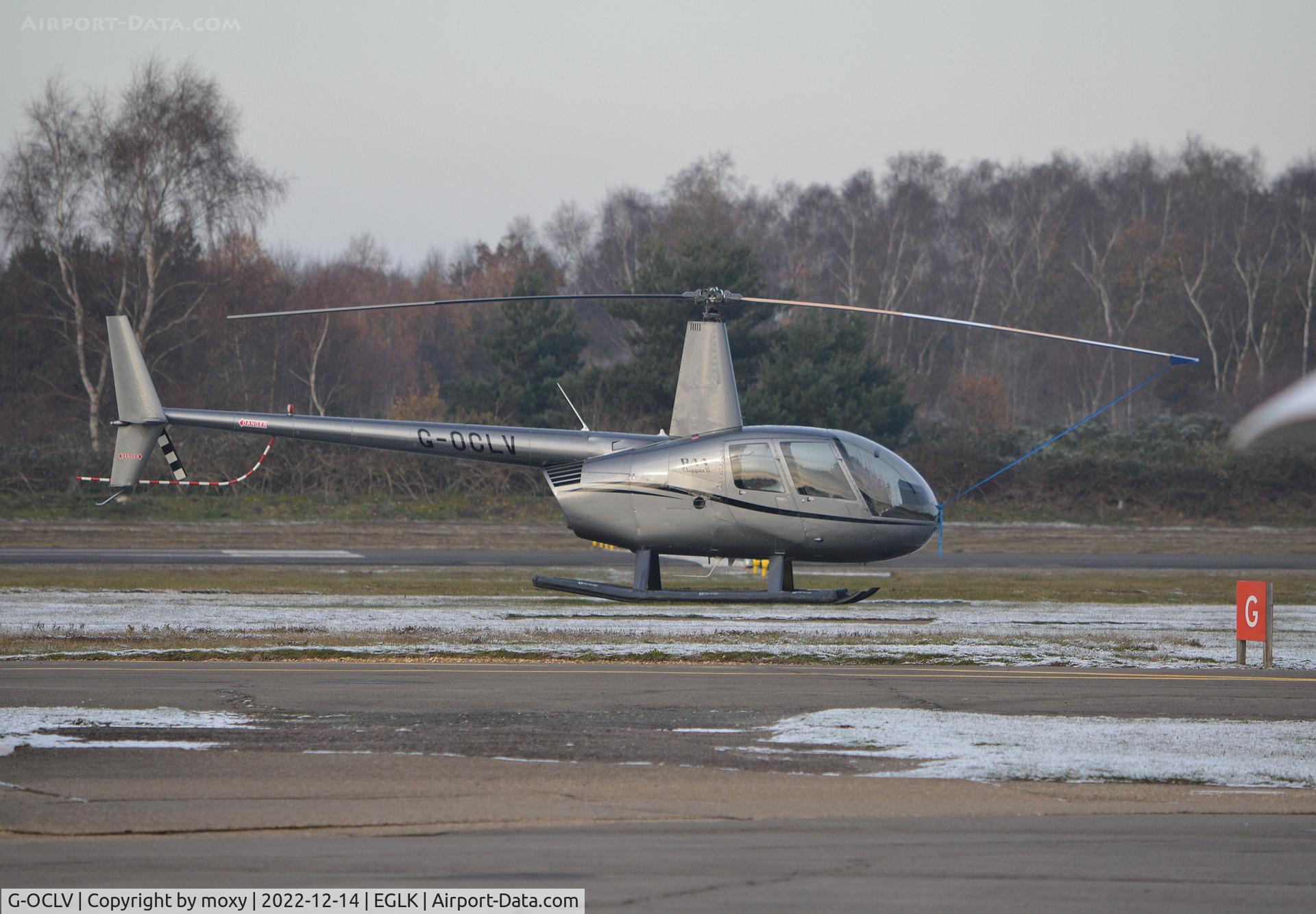 G-OCLV, 2006 Robinson R44 Clipper II C/N 10498, Robinson R44 Clipper II at Blackbushe. Ex OE-XDT