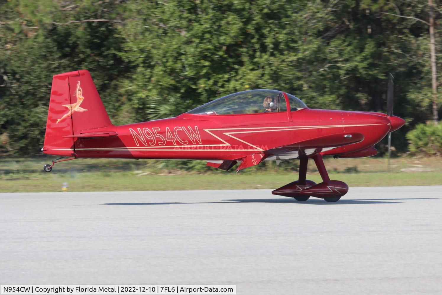 N954CW, 2012 Vans RV-8 C/N 81569, Spruce Creek 2022