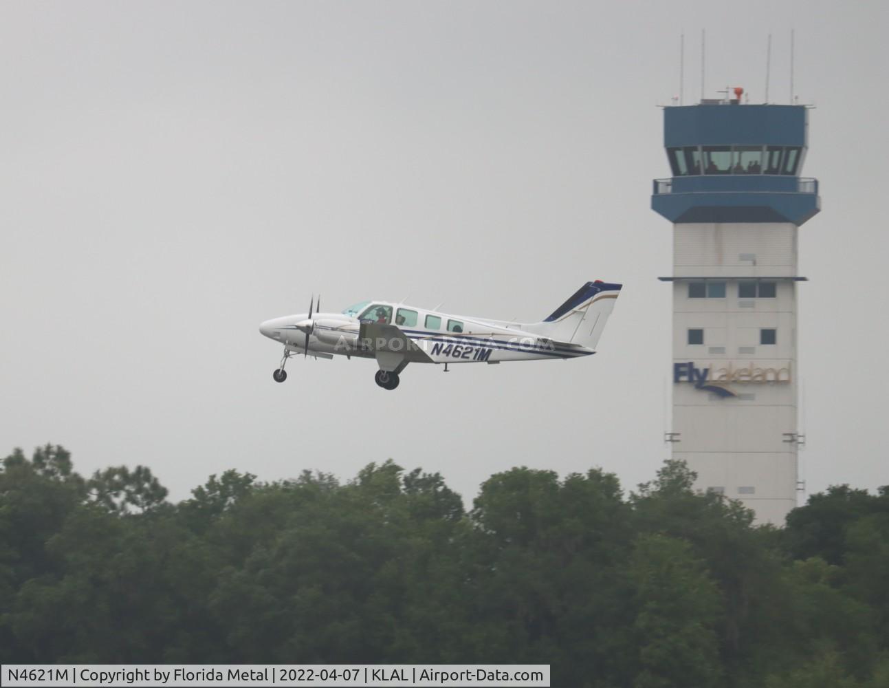 N4621M, 1978 Beech 58 Baron C/N TH-919, Sun N Fun 2022 (or on this day, more rain and pain)