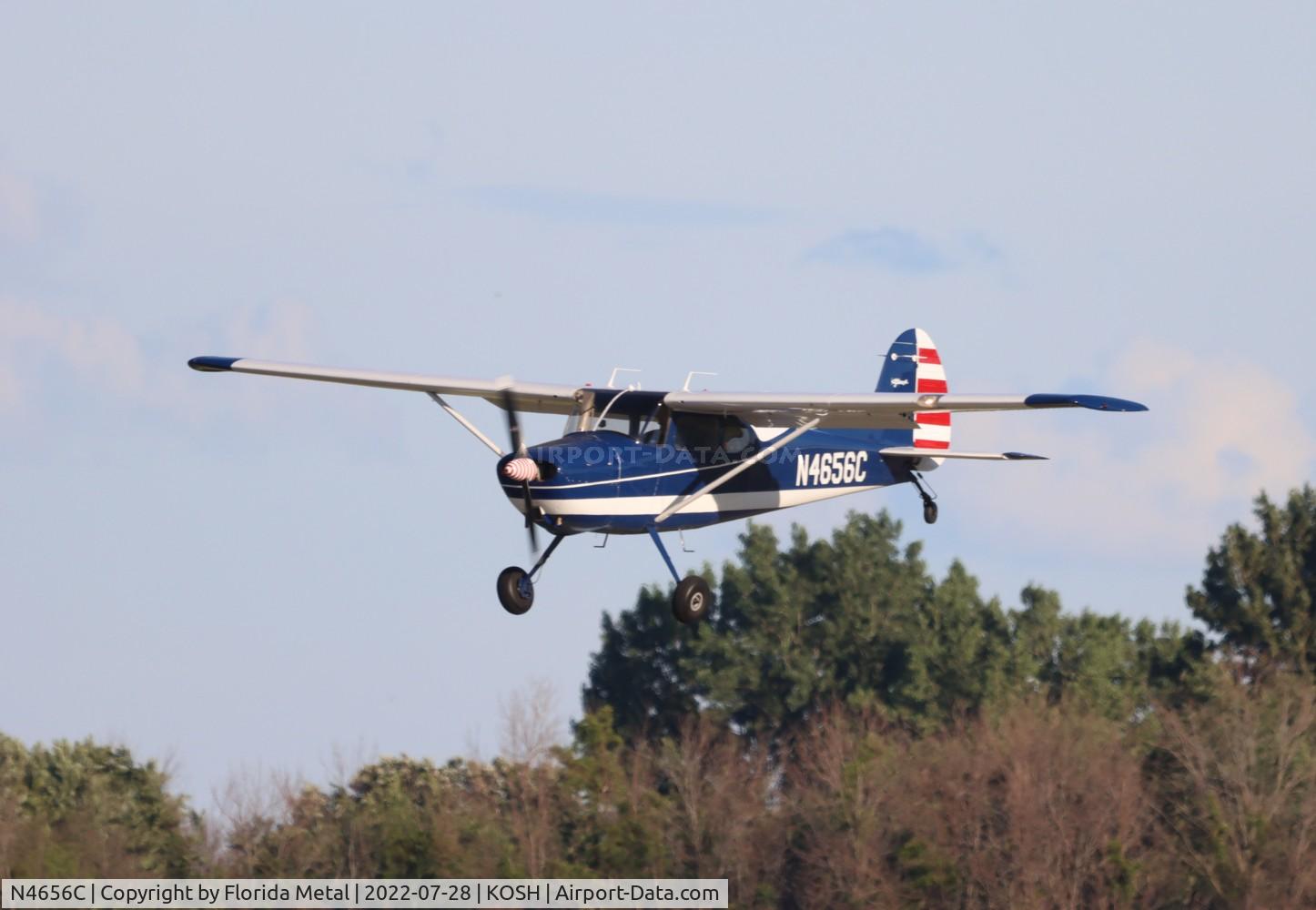 N4656C, 1953 Cessna 170B C/N 25600, OSH 2022