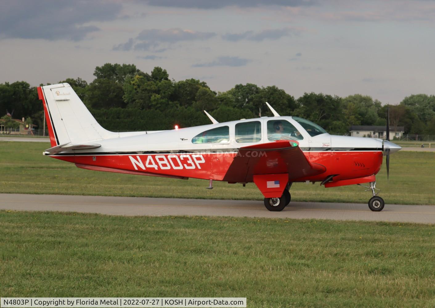 N4803P, 1967 Beech 35-C33A Debonair C/N CE-111, OSH 2022