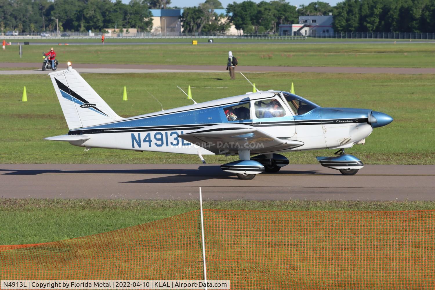 N4913L, 1967 Piper PA-28-180 C/N 28-4278, Sun N Fun 2022