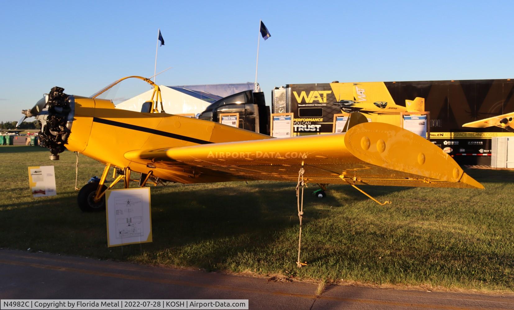 N4982C, 1959 Snow S2A C/N 1025, OSH 2022