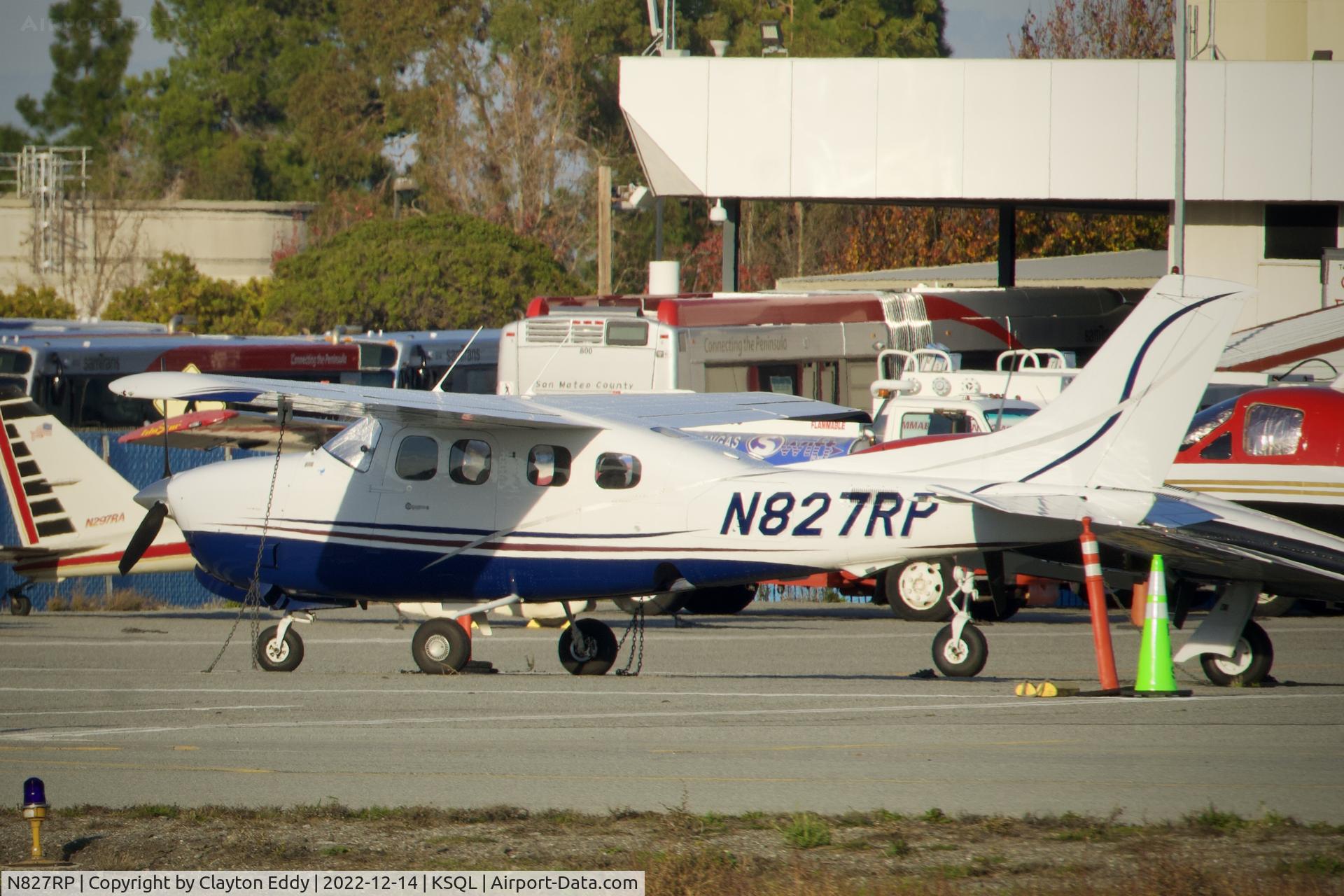 N827RP, 1980 Cessna P210N Pressurised Centurion C/N P21000541, San Carlos Airport in California 2022.