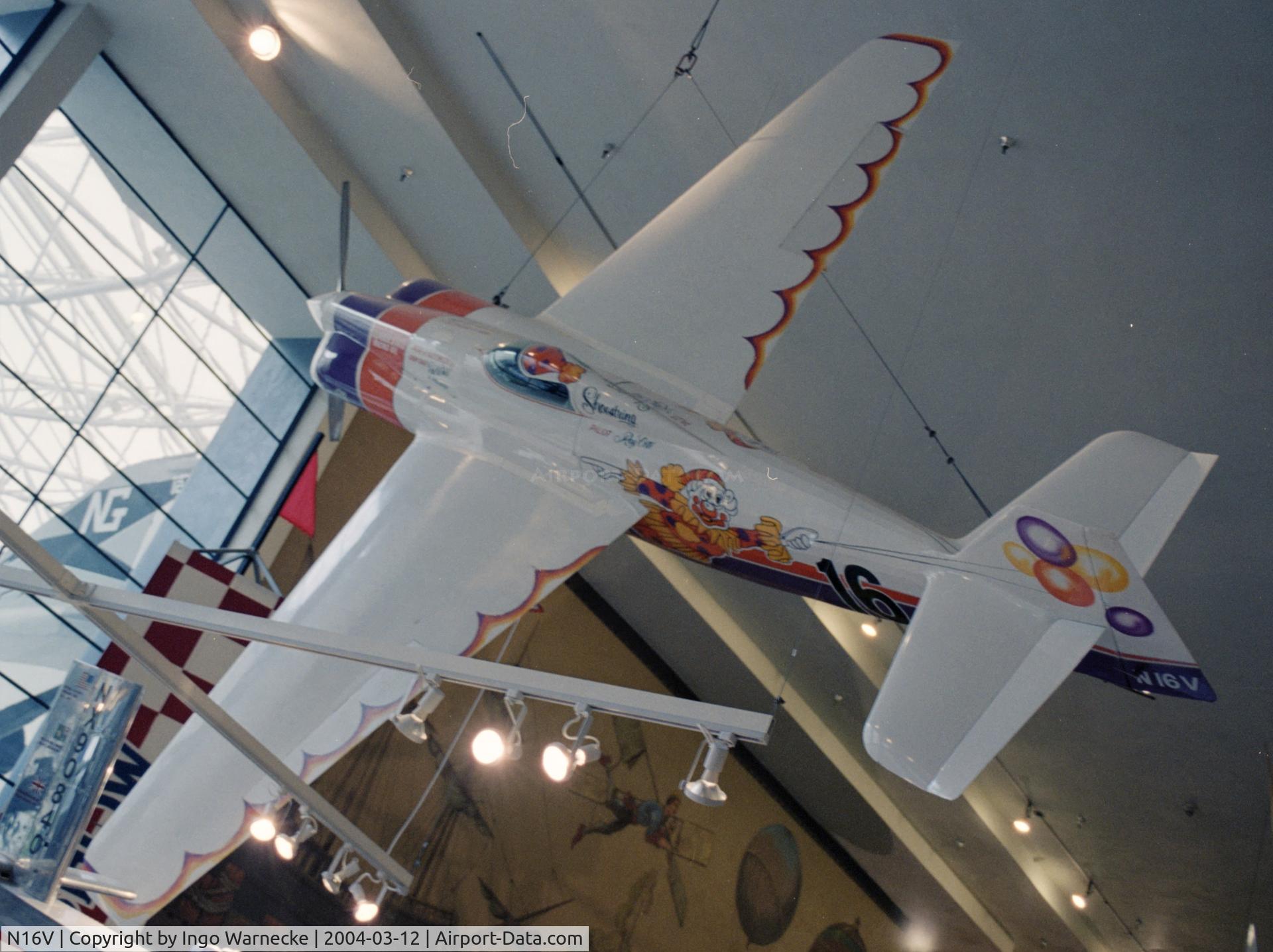N16V, 1948 Mercury Air Shoestring C/N 101, Mercury Shoestring racer at the San Diego Air and Space Museum, San Diego CA
