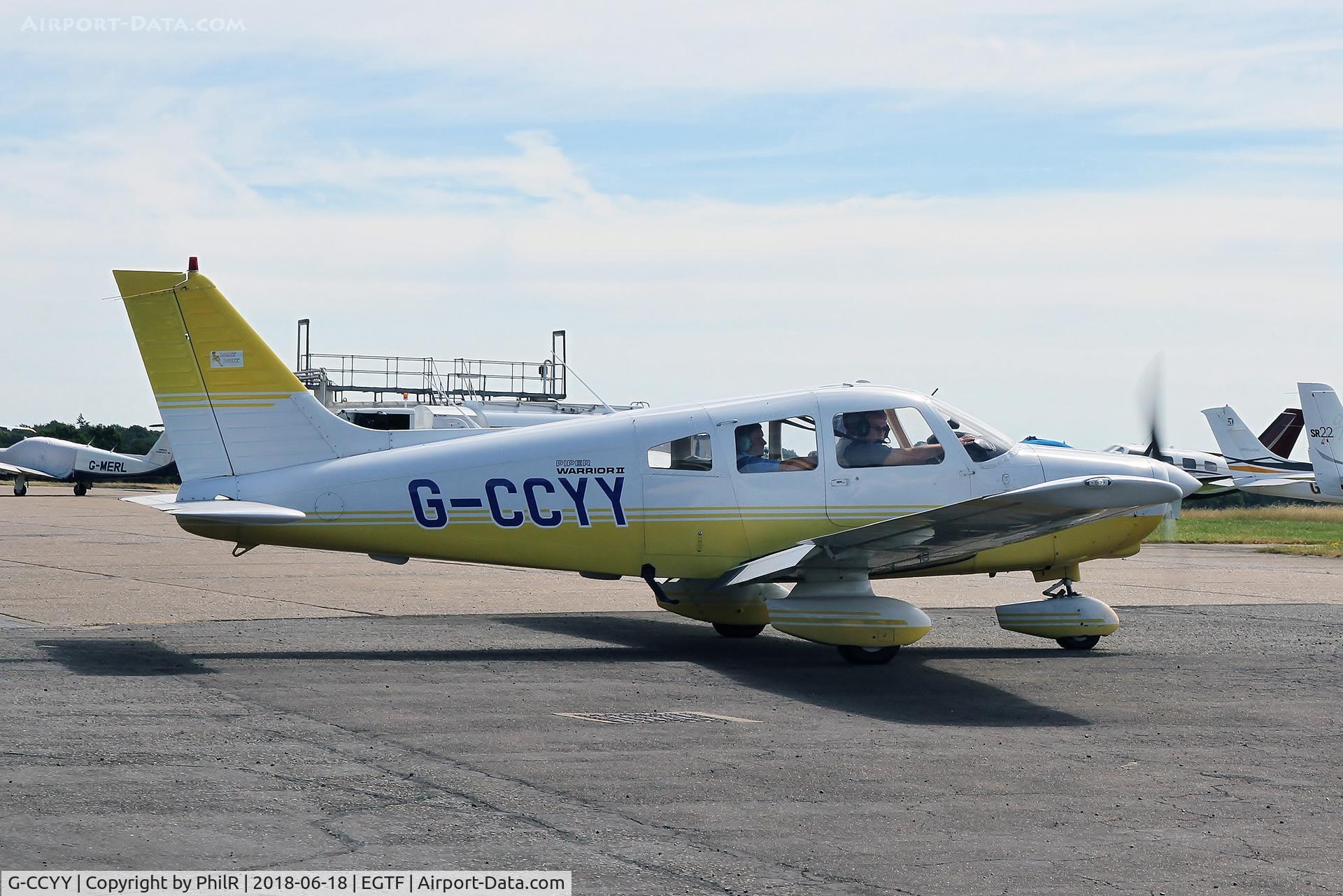 G-CCYY, 1989 Piper PA-28-161 Cherokee Warrior II C/N 2816094, G-CCYY 1989 Piper Pa-28 Cherokee Warrior ll Fairoaks