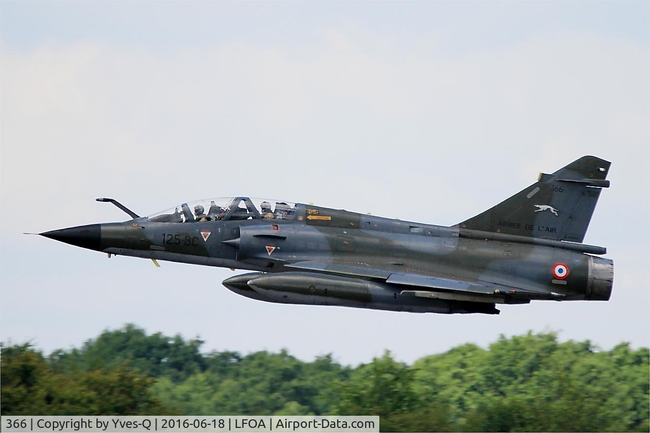 366, Dassault Mirage 2000N C/N 360, Dassault Mirage 2000N, Take off rwy 24, Avord Air Base 702 (LFOA) Open day 2016