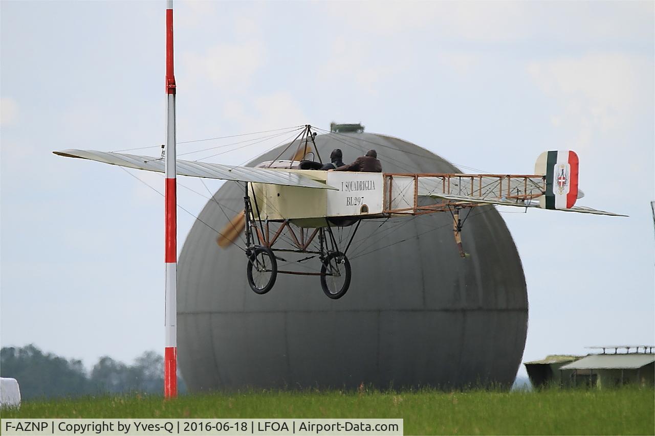 F-AZNP, 1998 Bleriot XI-2 C/N 01.98, Bleriot XI.2, On display, Avord Air Base 702 (LFOA) Open day 2016