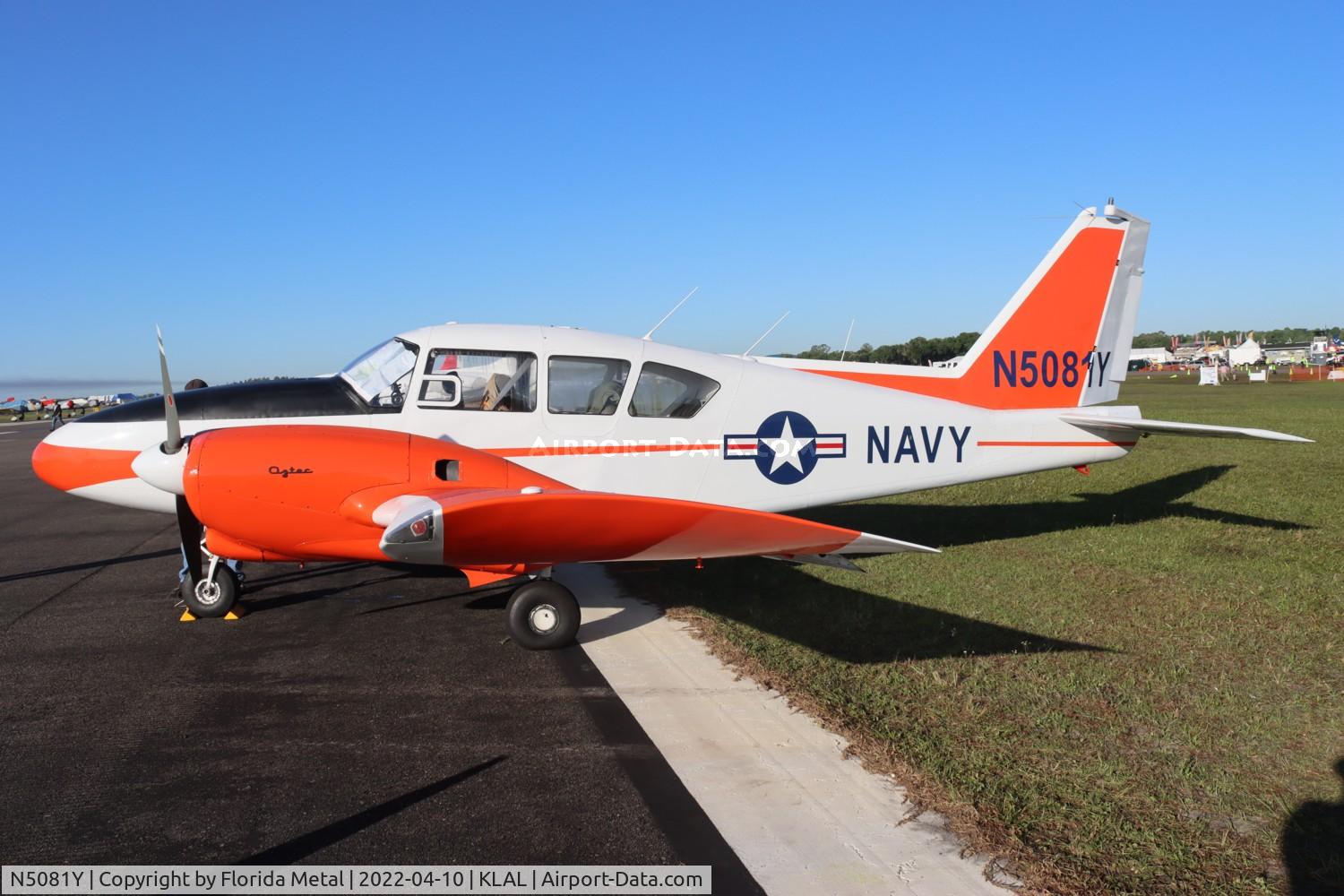 N5081Y, 1962 Piper PA-23-250 C/N 27-2099, Sun N fun 2022